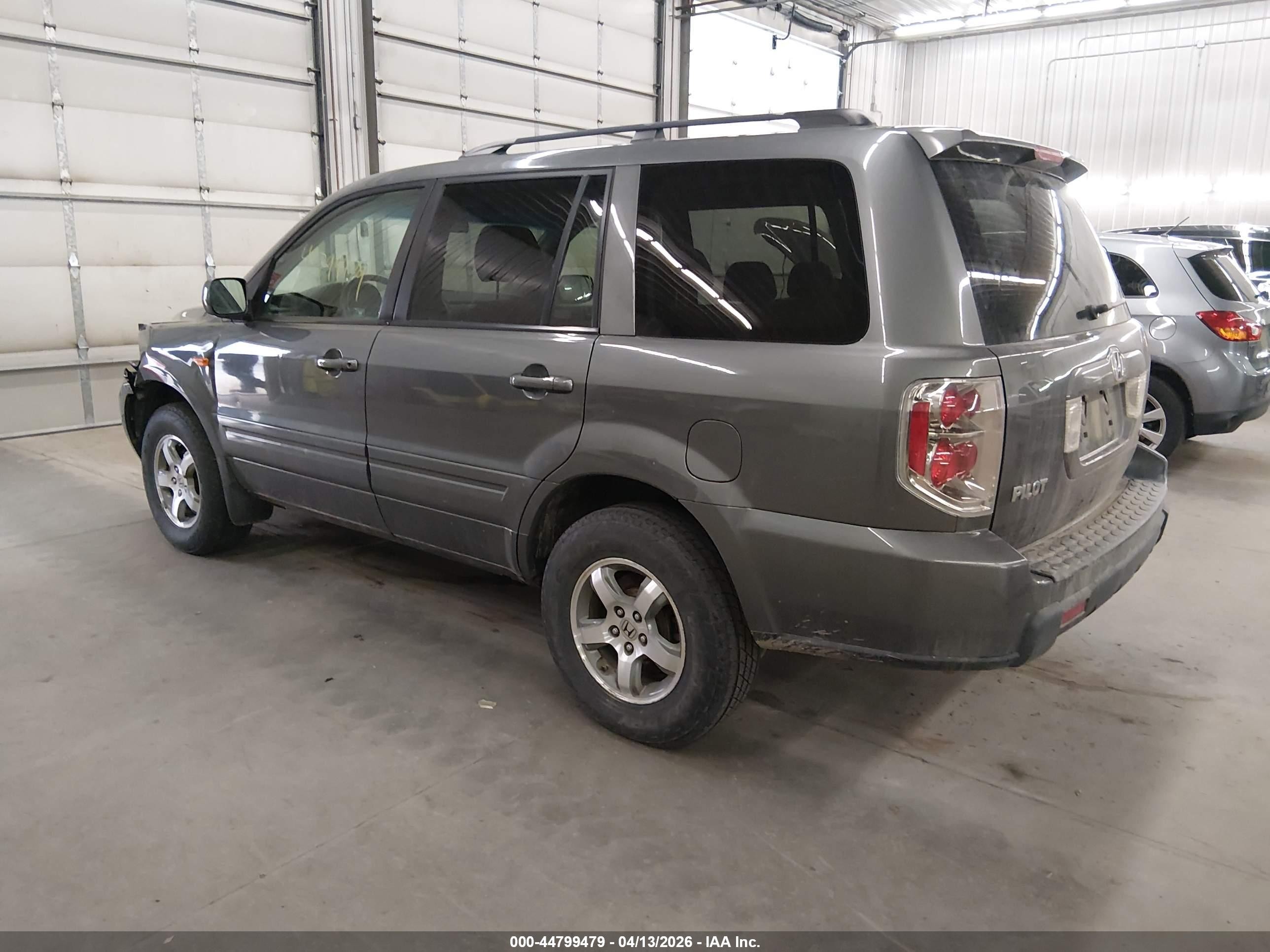 2008 Honda Pilot Ex Серый vin: 5FNYF18458B051392