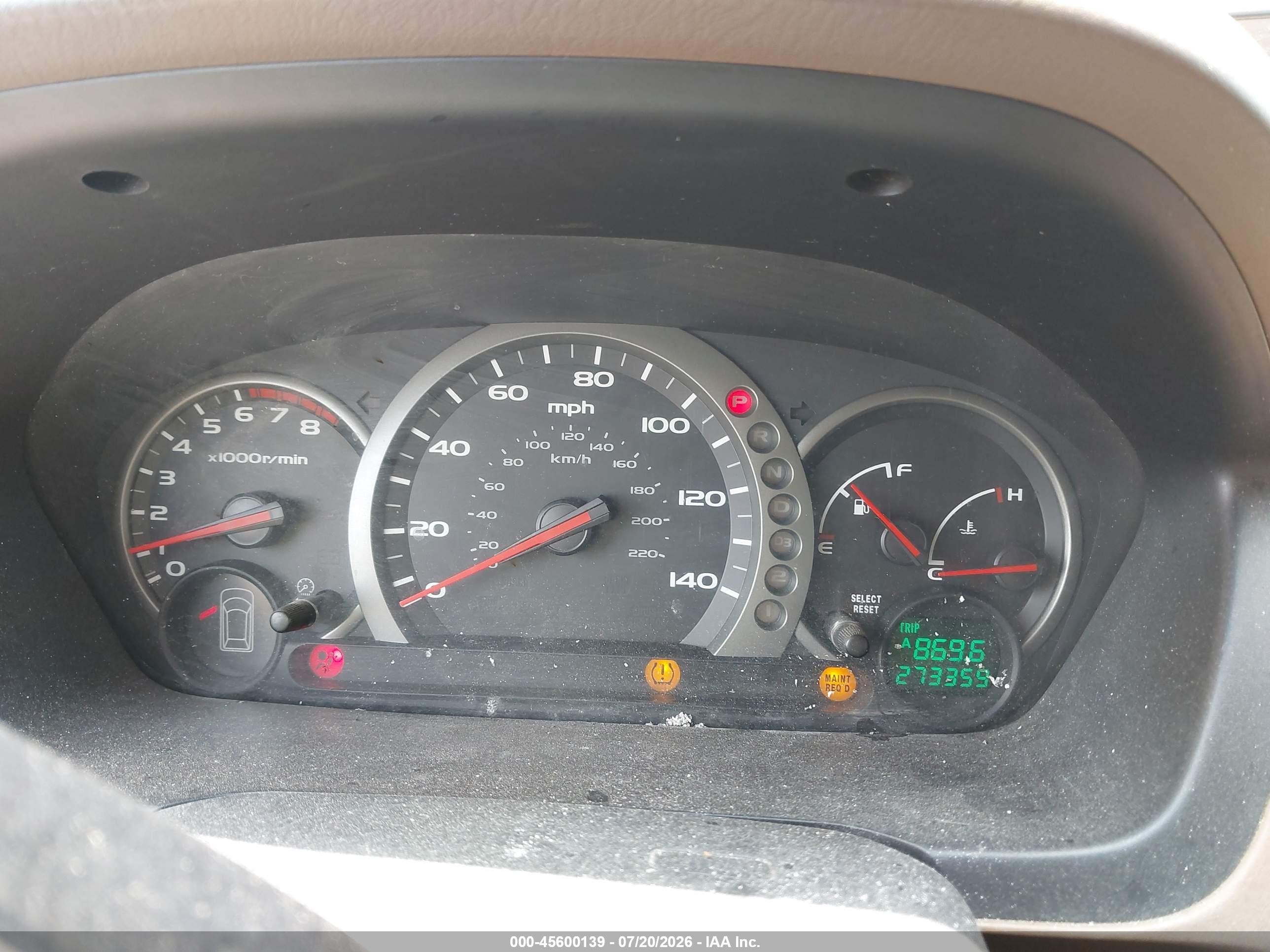 2005 Honda Pilot Ex Burgundy vin: 5FNYF18465B020048