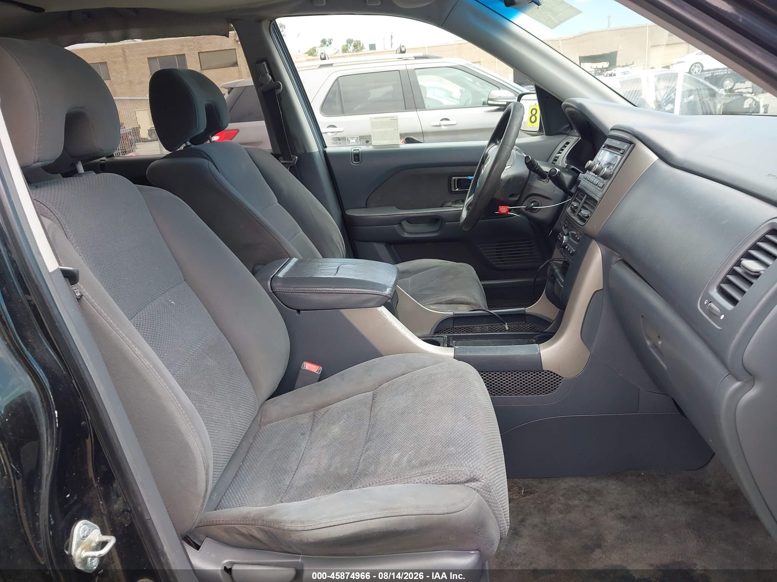 2006 Honda Pilot Ex Black vin: 5FNYF18466B006992