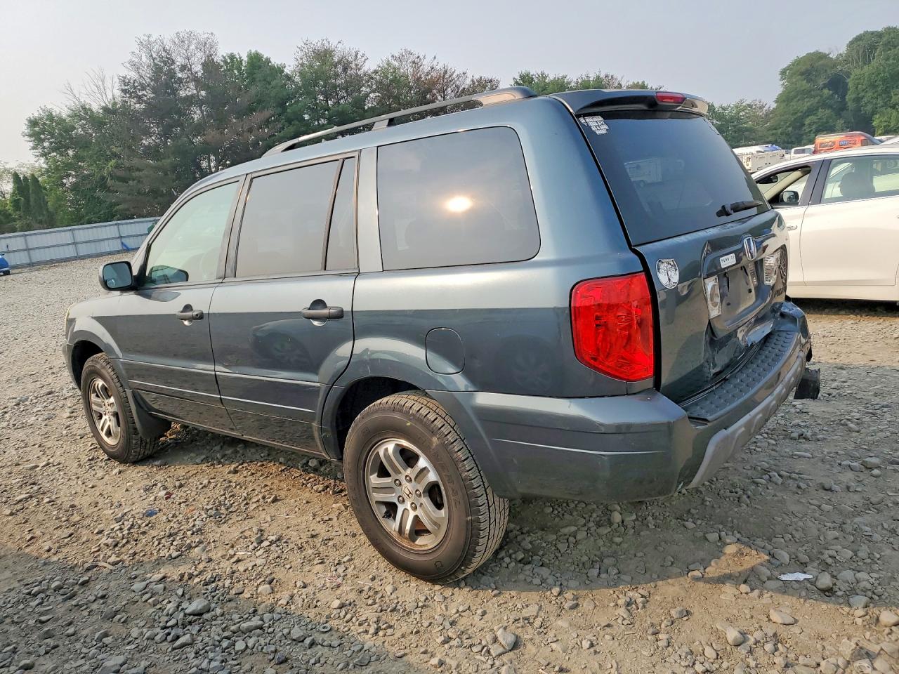 2004 Honda Pilot Ex Teal vin: 5FNYF18474B008117