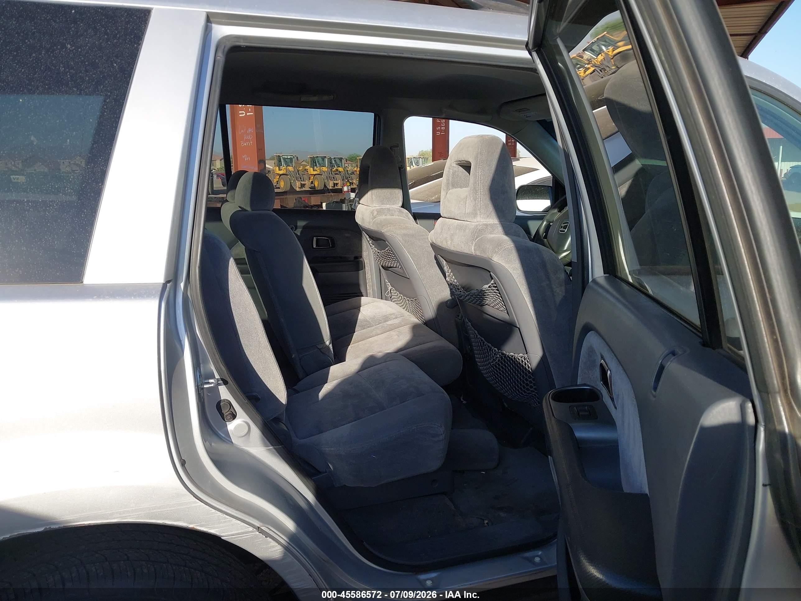 2005 Honda Pilot Ex Gray vin: 5FNYF18475B023007