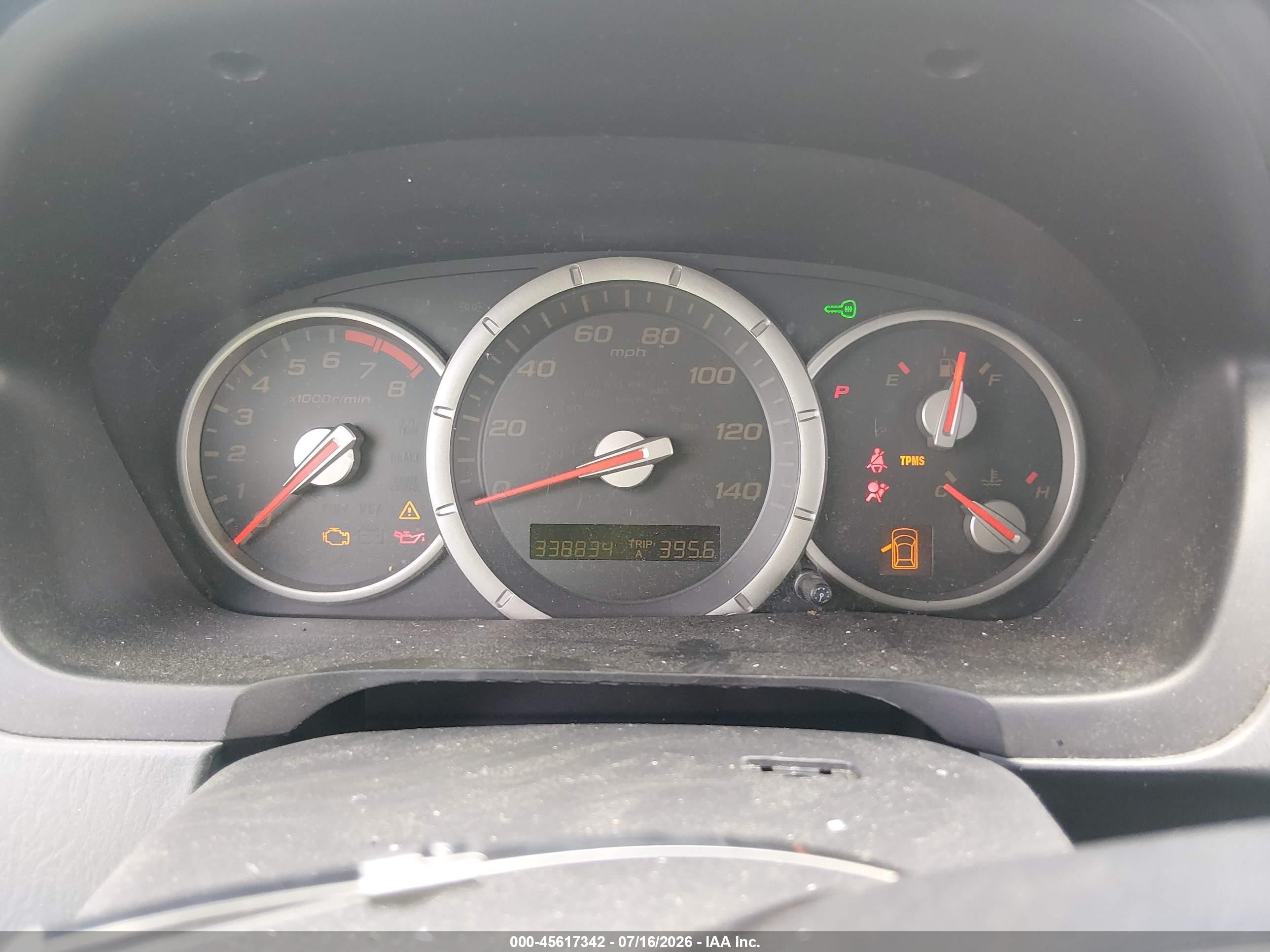 2006 Honda Pilot Ex Silver vin: 5FNYF18476B024935