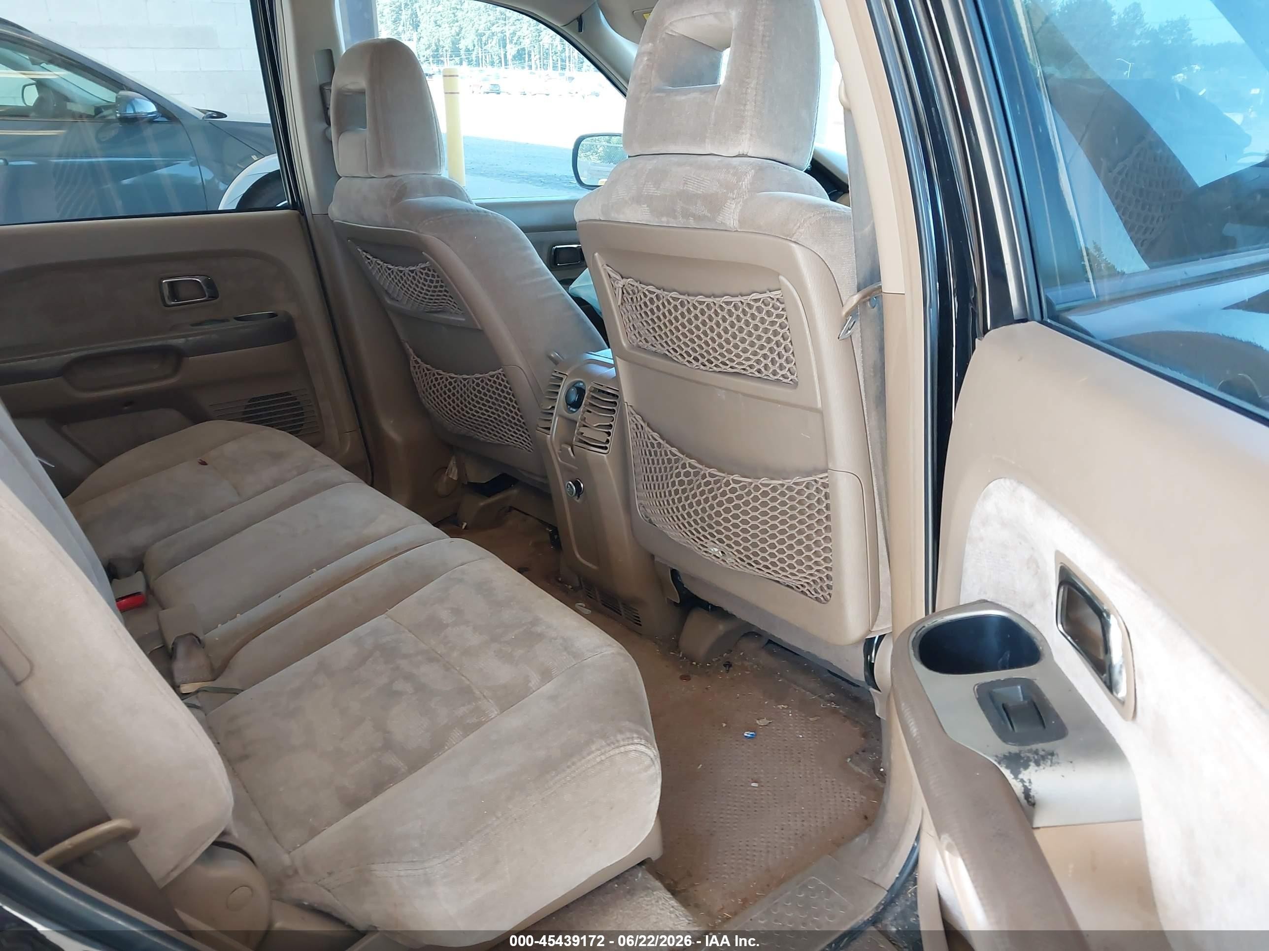 2004 Honda Pilot Ex Black vin: 5FNYF18484B001869