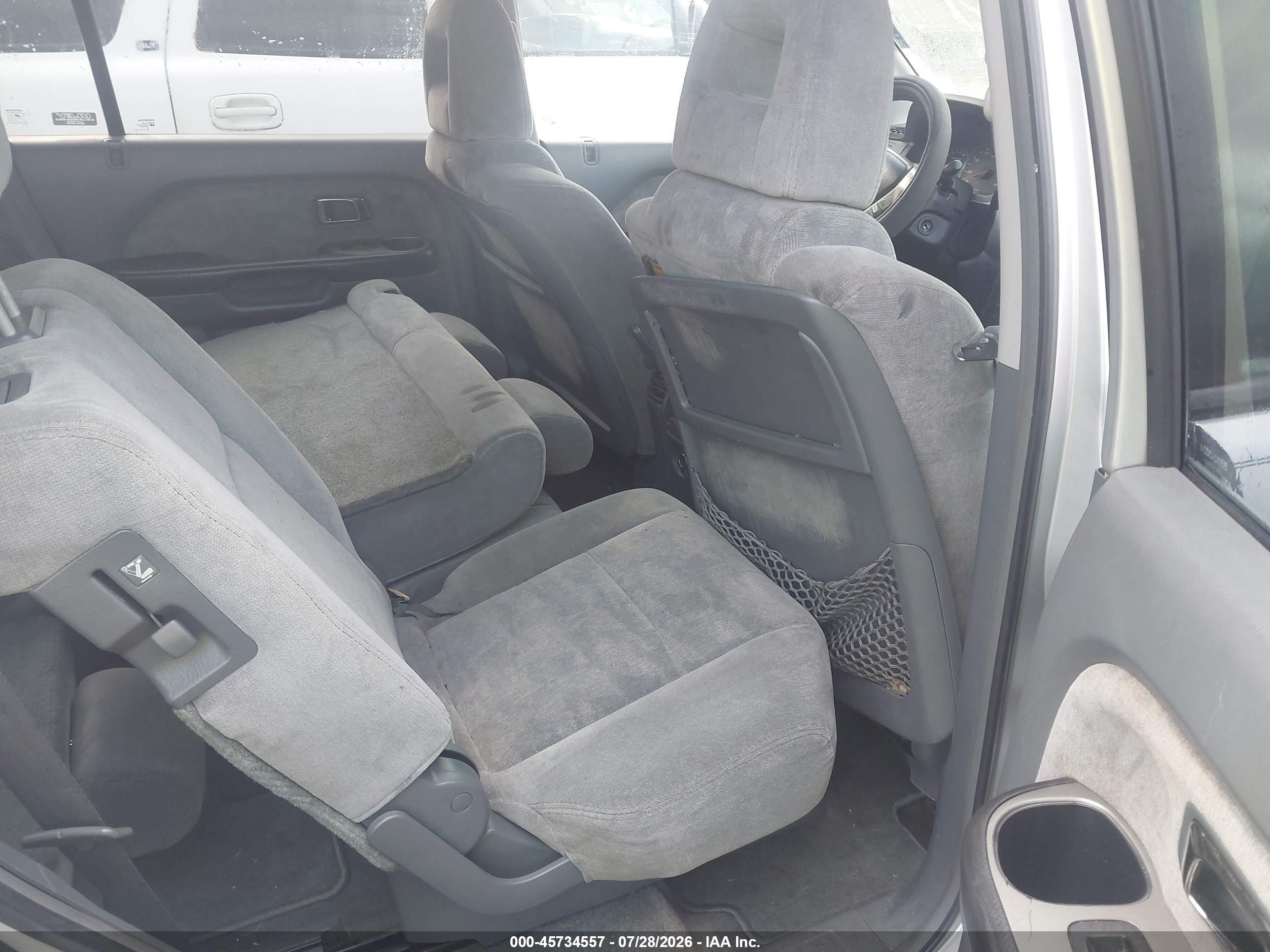 2005 Honda Pilot Ex Silver vin: 5FNYF18485B005261