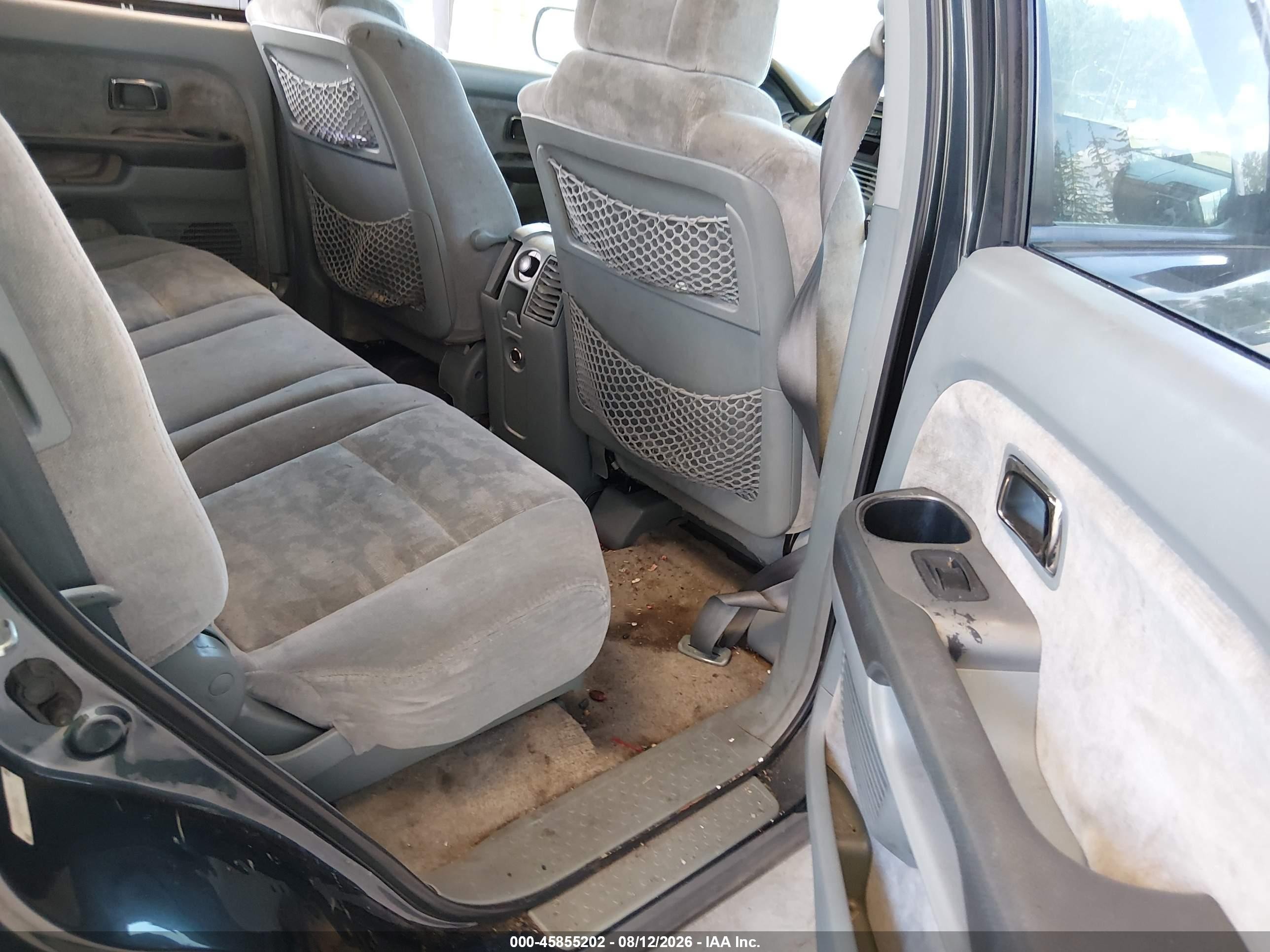 2005 Honda Pilot Ex Blue vin: 5FNYF18485B029771