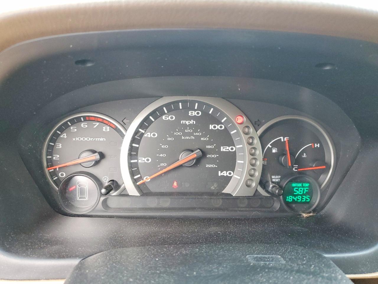 2005 Honda Pilot Ex Tan vin: 5FNYF18485B052838