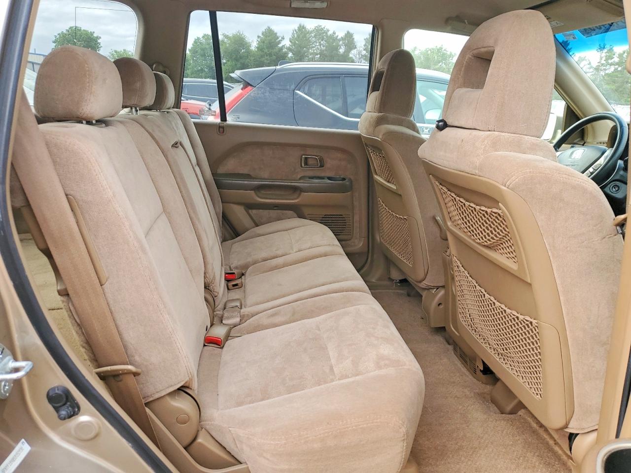 2005 Honda Pilot Ex Tan vin: 5FNYF18485B052838