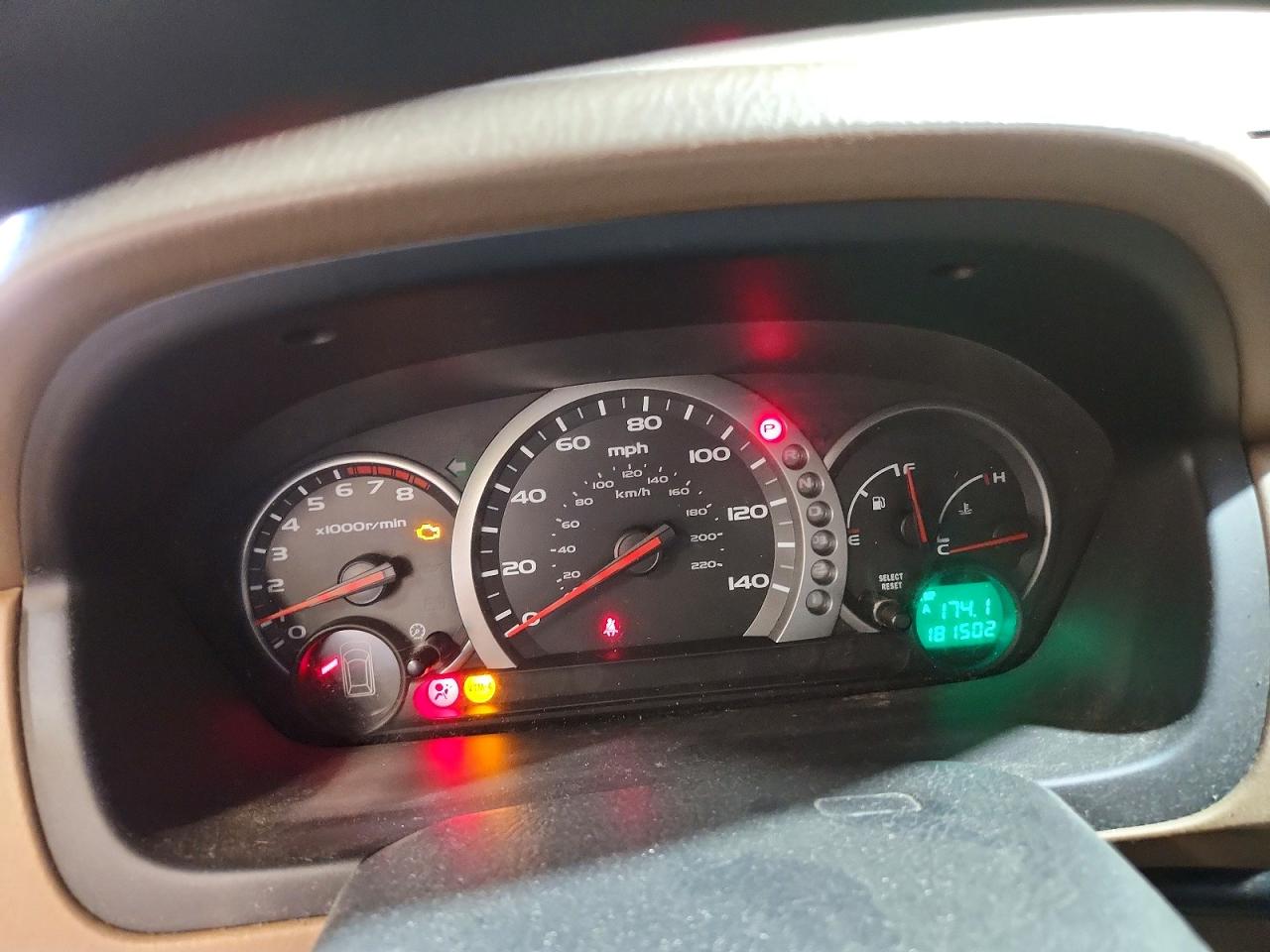 2005 Honda Pilot Ex Tan vin: 5FNYF18485B059157