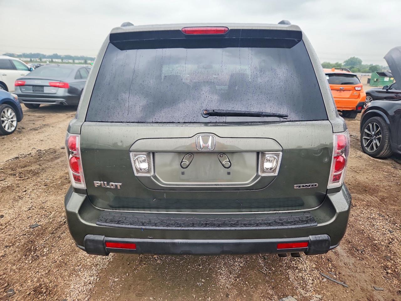 2006 Honda Pilot Ex Зеленый vin: 5FNYF18486B029853
