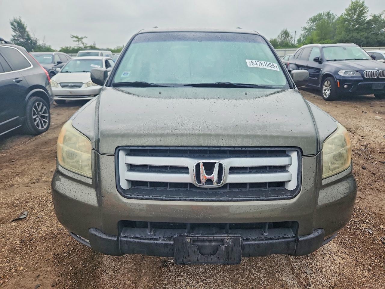 2006 Honda Pilot Ex Зеленый vin: 5FNYF18486B029853