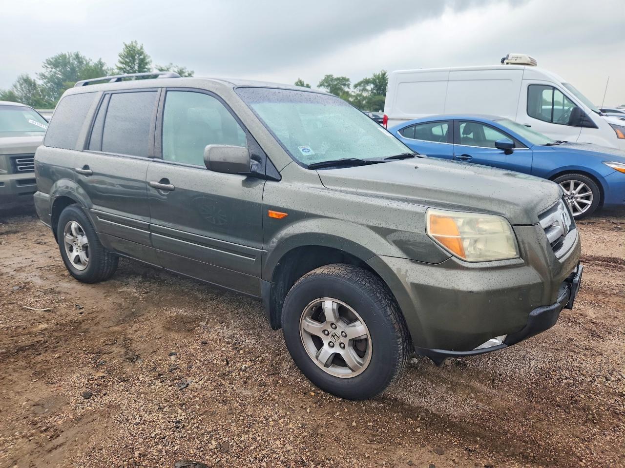 2006 Honda Pilot Ex Зеленый vin: 5FNYF18486B029853
