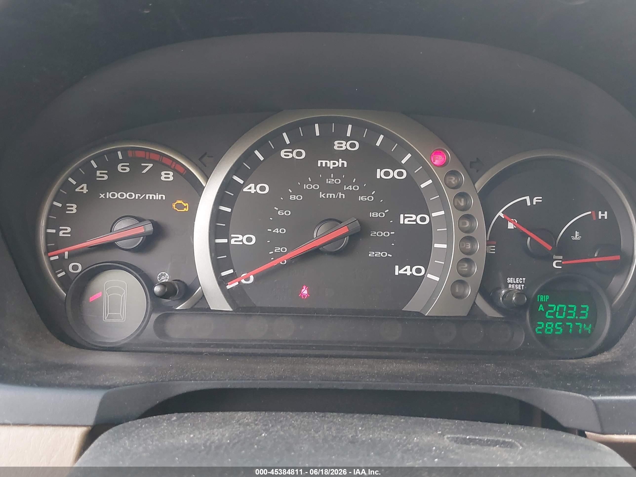 2005 Honda Pilot Ex Gold vin: 5FNYF18495B008637