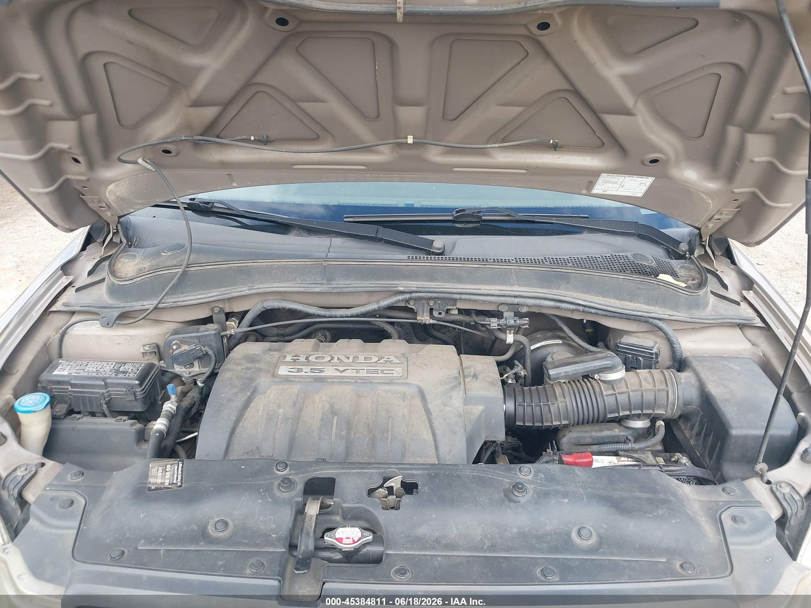 2005 Honda Pilot Ex Gold vin: 5FNYF18495B008637