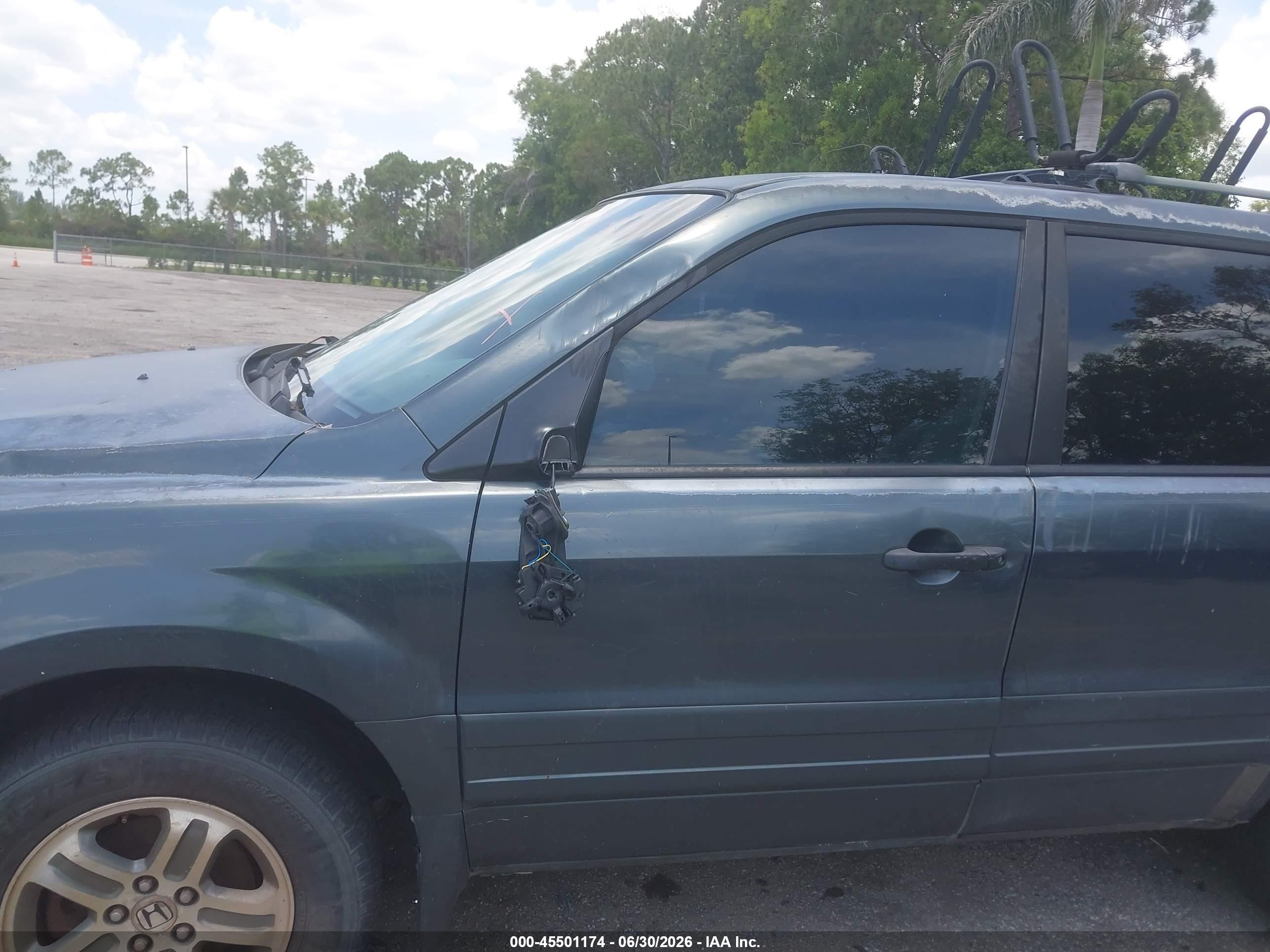 2005 Honda Pilot Ex Gray vin: 5FNYF18495B042917