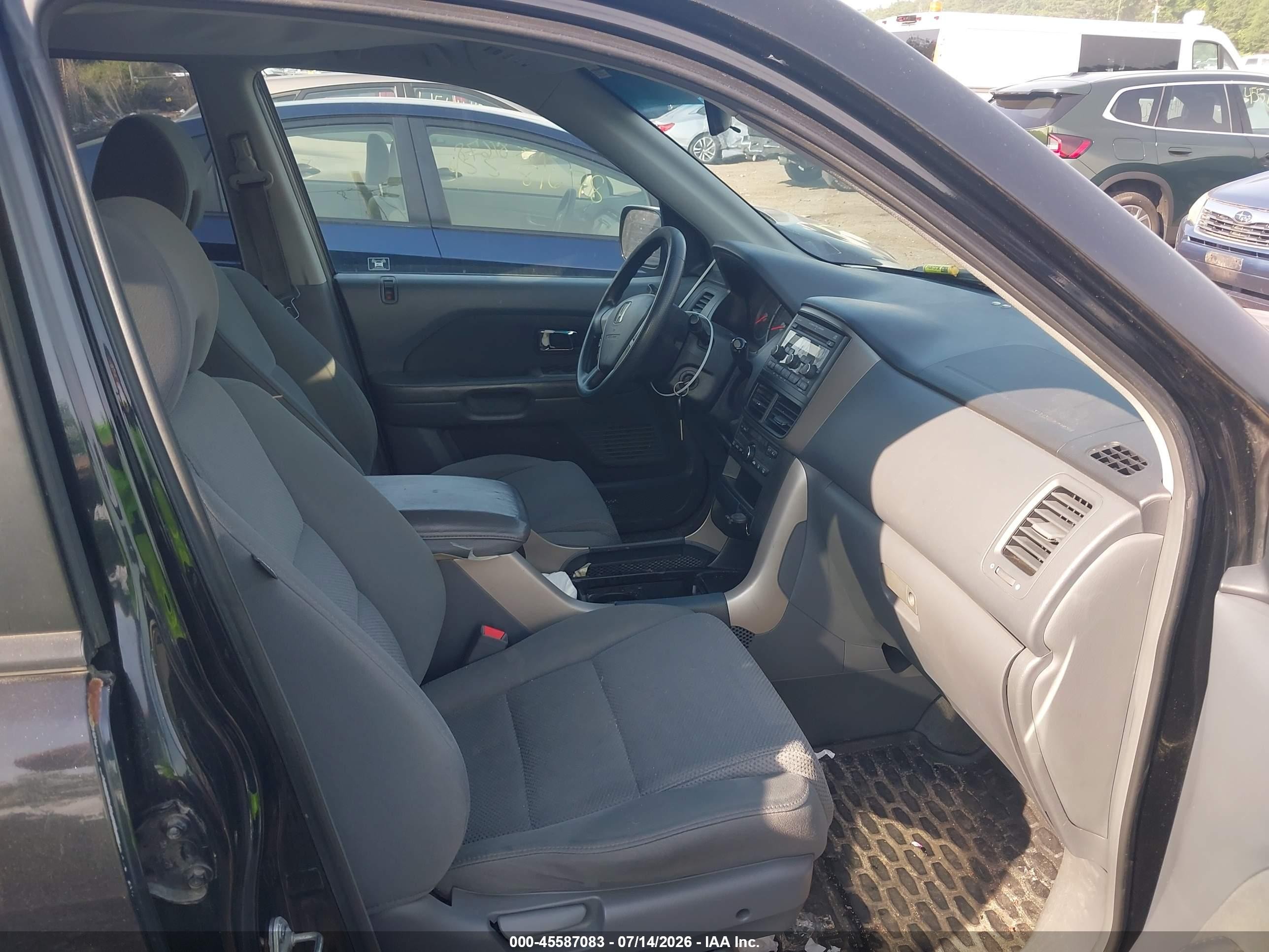 2006 Honda Pilot Ex Black vin: 5FNYF18496B002547