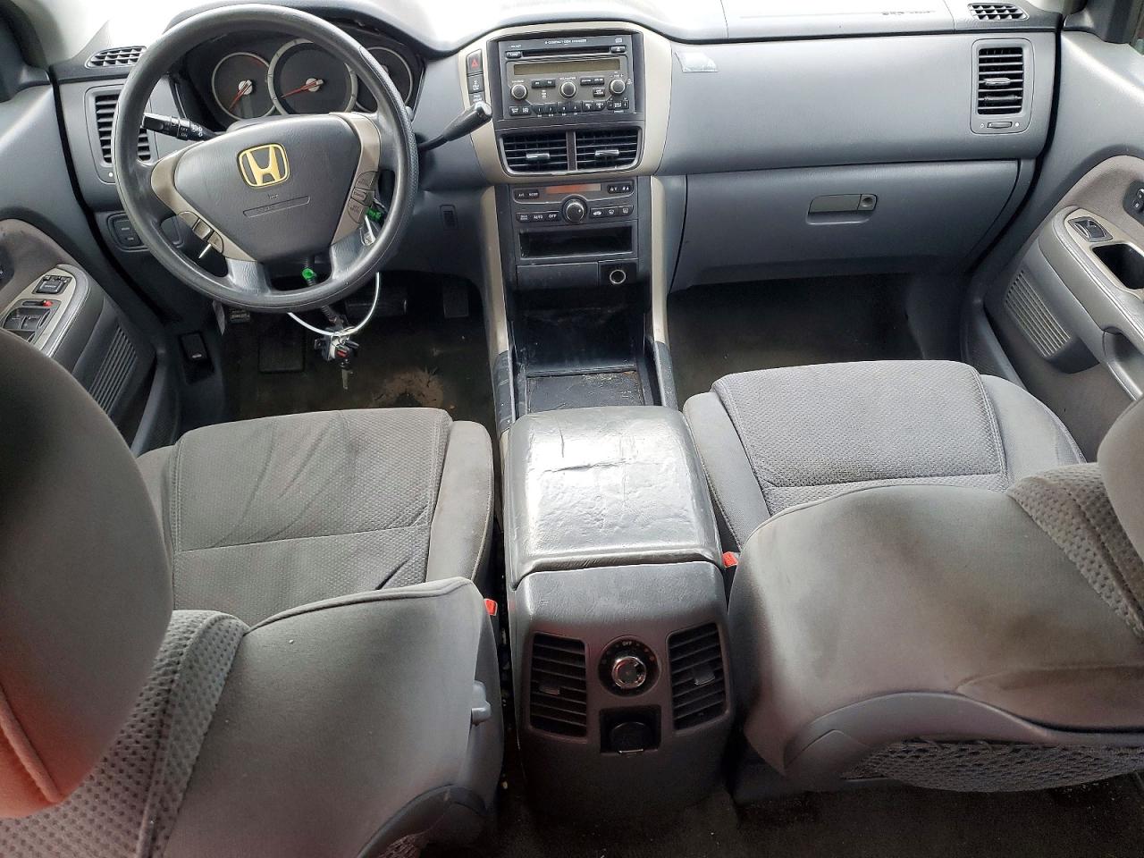 2007 Honda Pilot Ex Burgundy vin: 5FNYF18497B028258