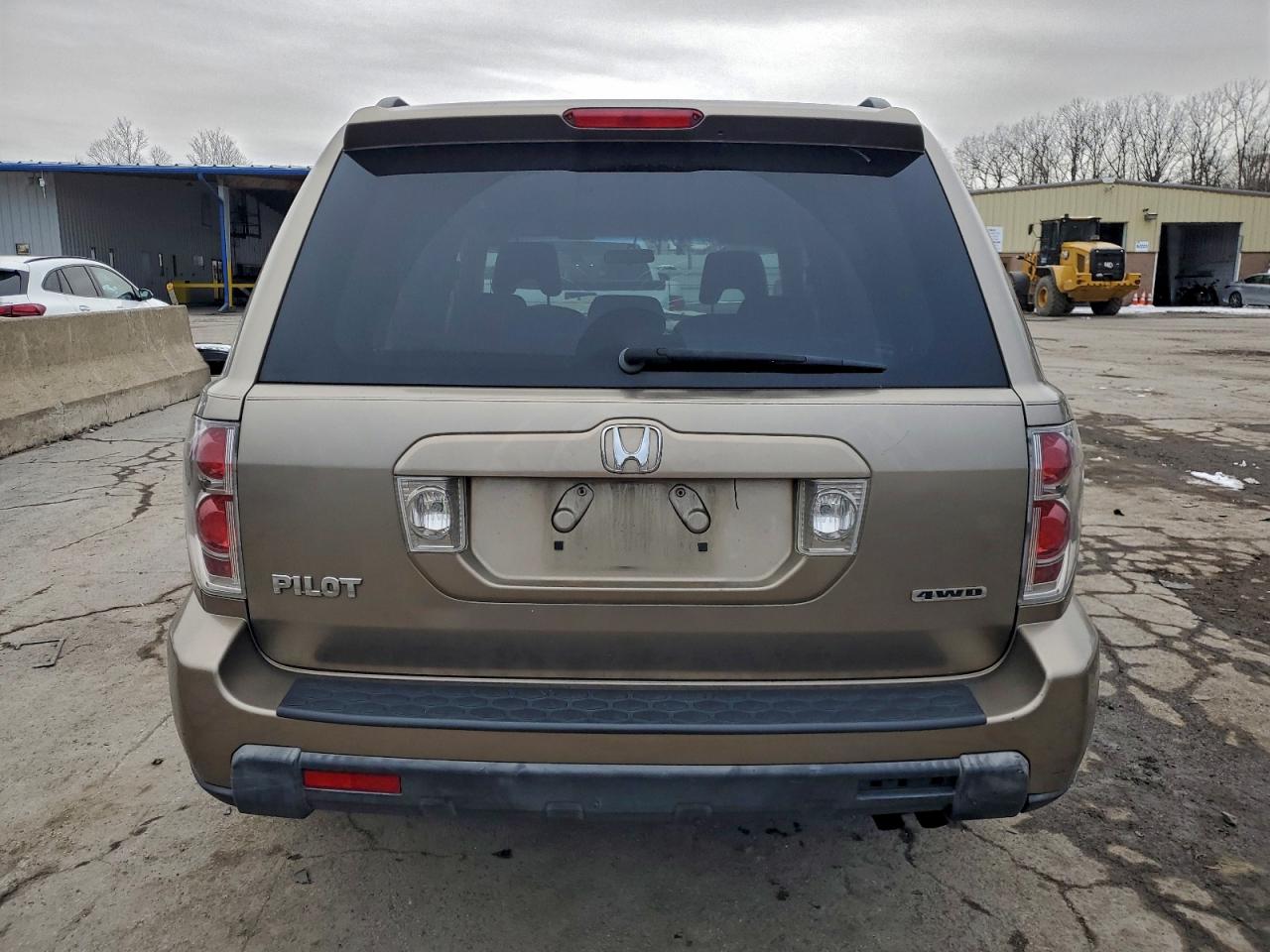 2008 Honda Pilot Ex Желто-коричневый vin: 5FNYF18498B010750