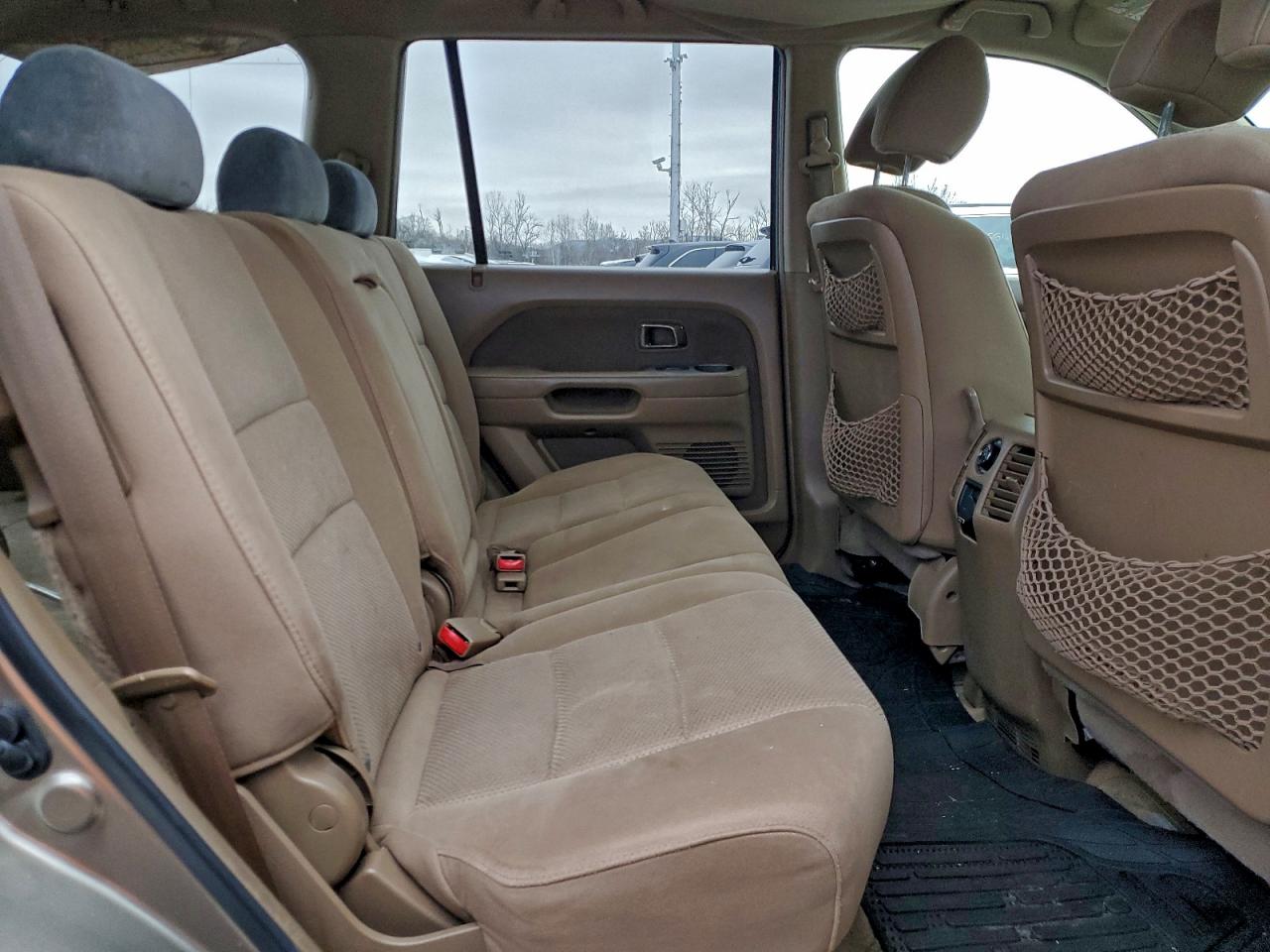 2008 Honda Pilot Ex Желто-коричневый vin: 5FNYF18498B010750