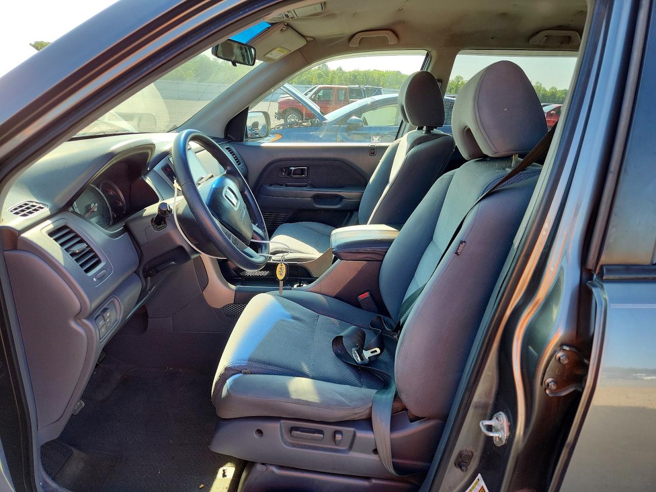 2008 Honda Pilot Ex Gray vin: 5FNYF18498B019433