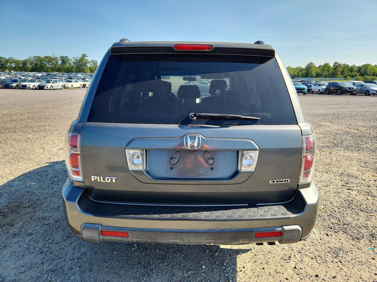 2008 Honda Pilot Ex Gray vin: 5FNYF18498B019433