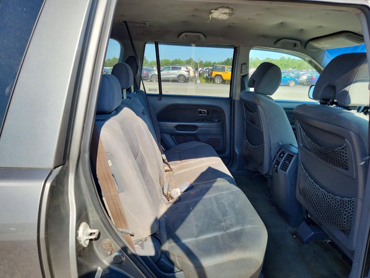 2008 Honda Pilot Ex Gray vin: 5FNYF18498B019433
