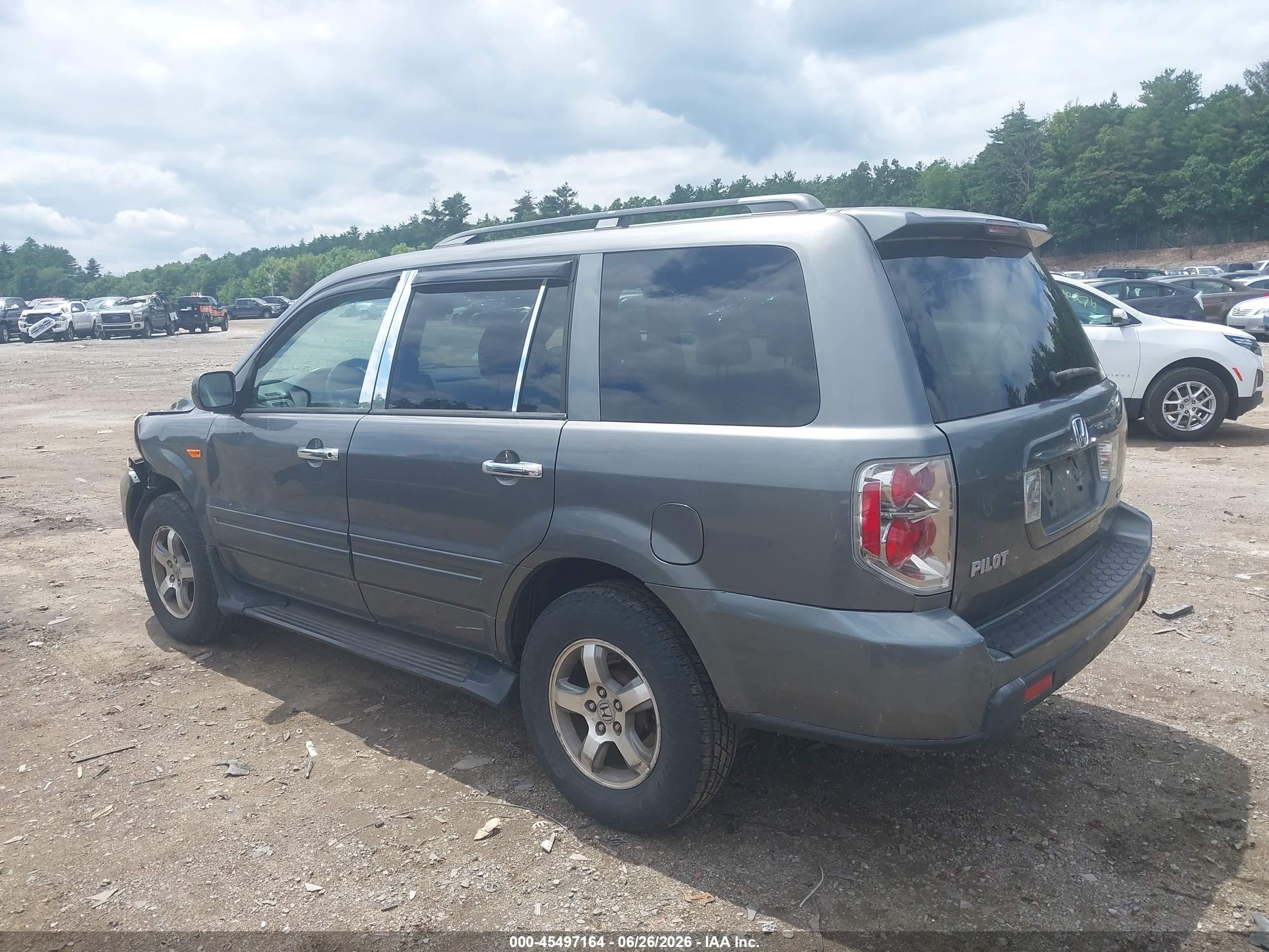 2008 Honda Pilot Ex Green vin: 5FNYF18498B019450