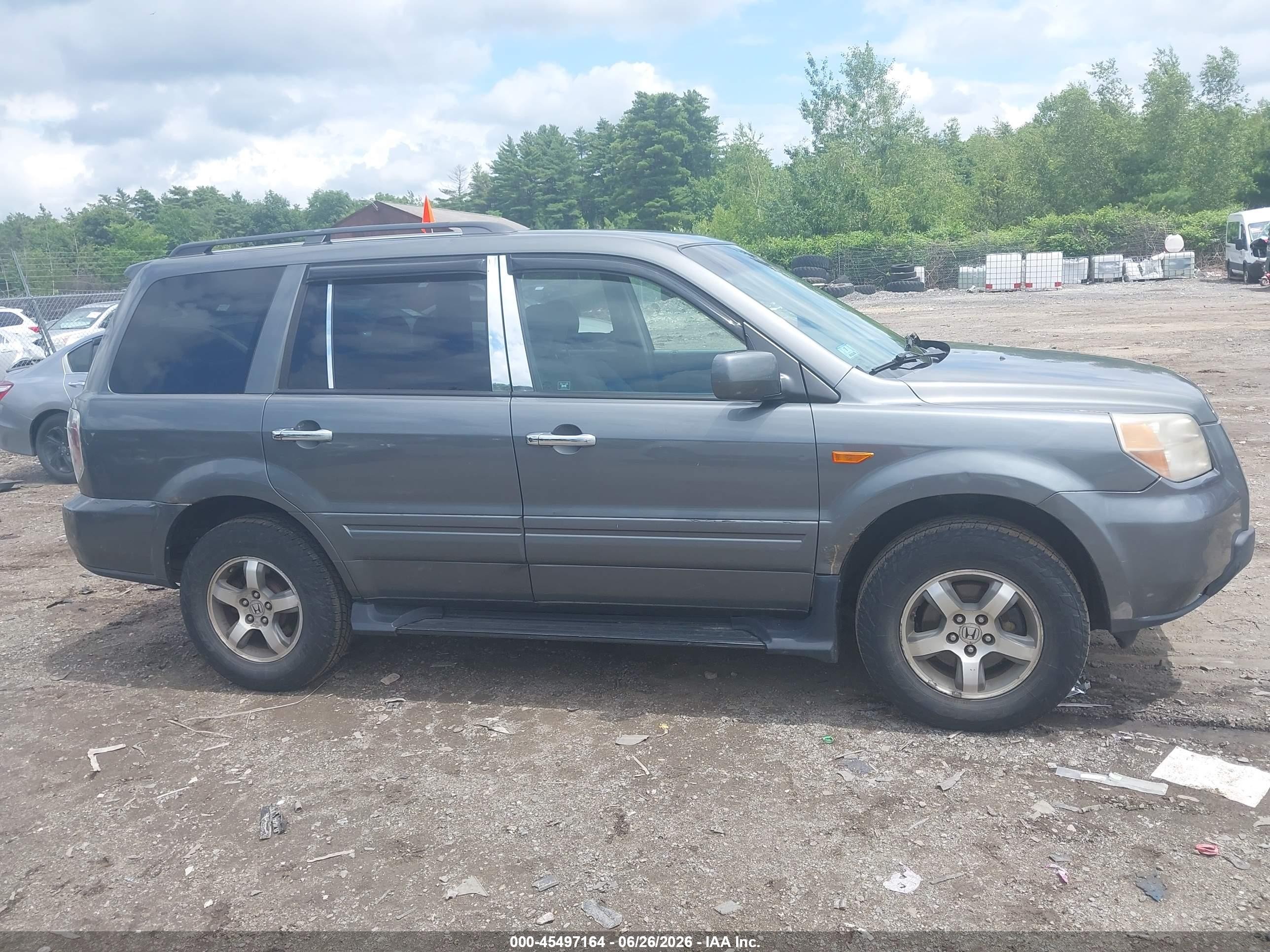 2008 Honda Pilot Ex Green vin: 5FNYF18498B019450