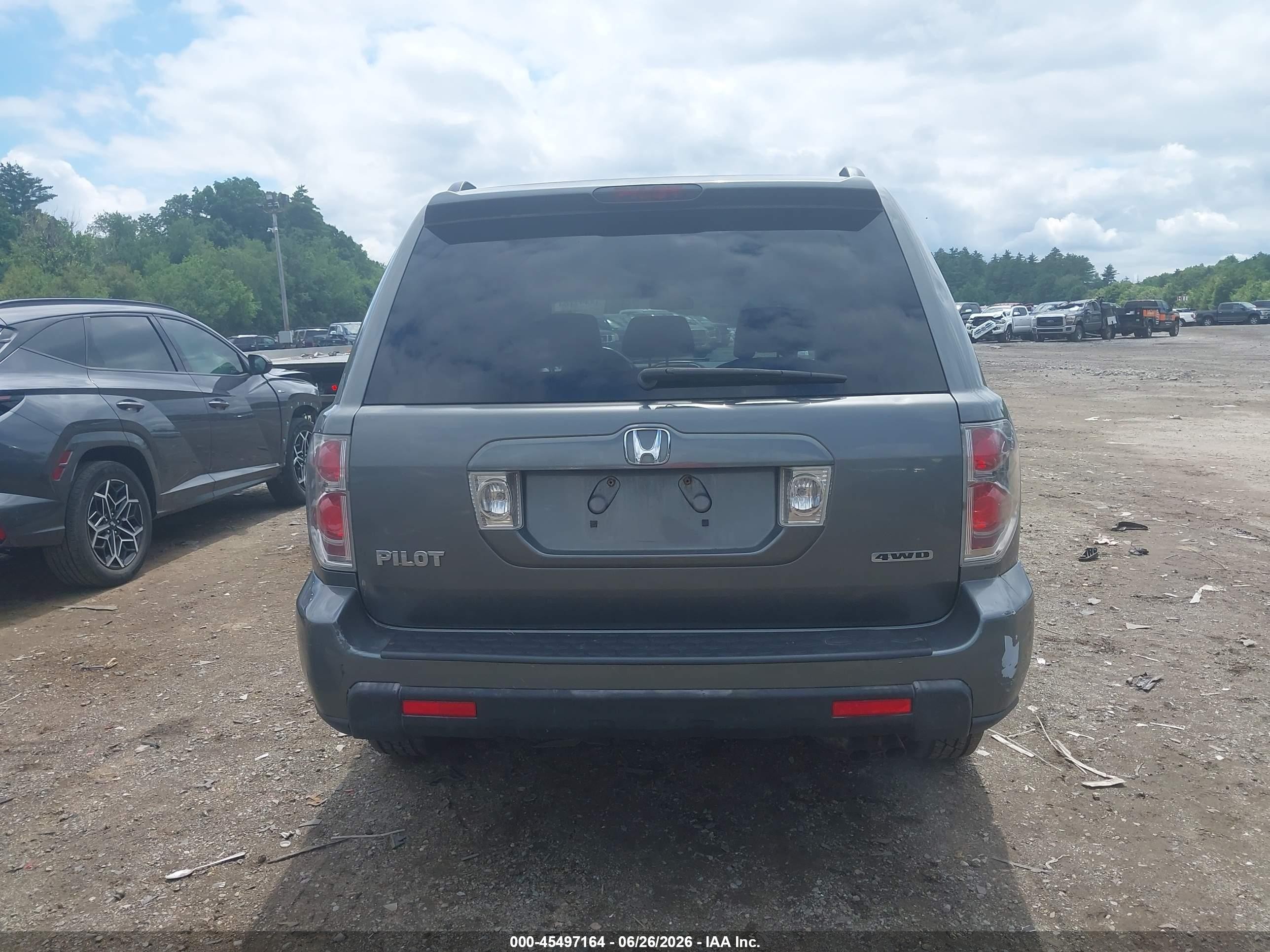 2008 Honda Pilot Ex Green vin: 5FNYF18498B019450