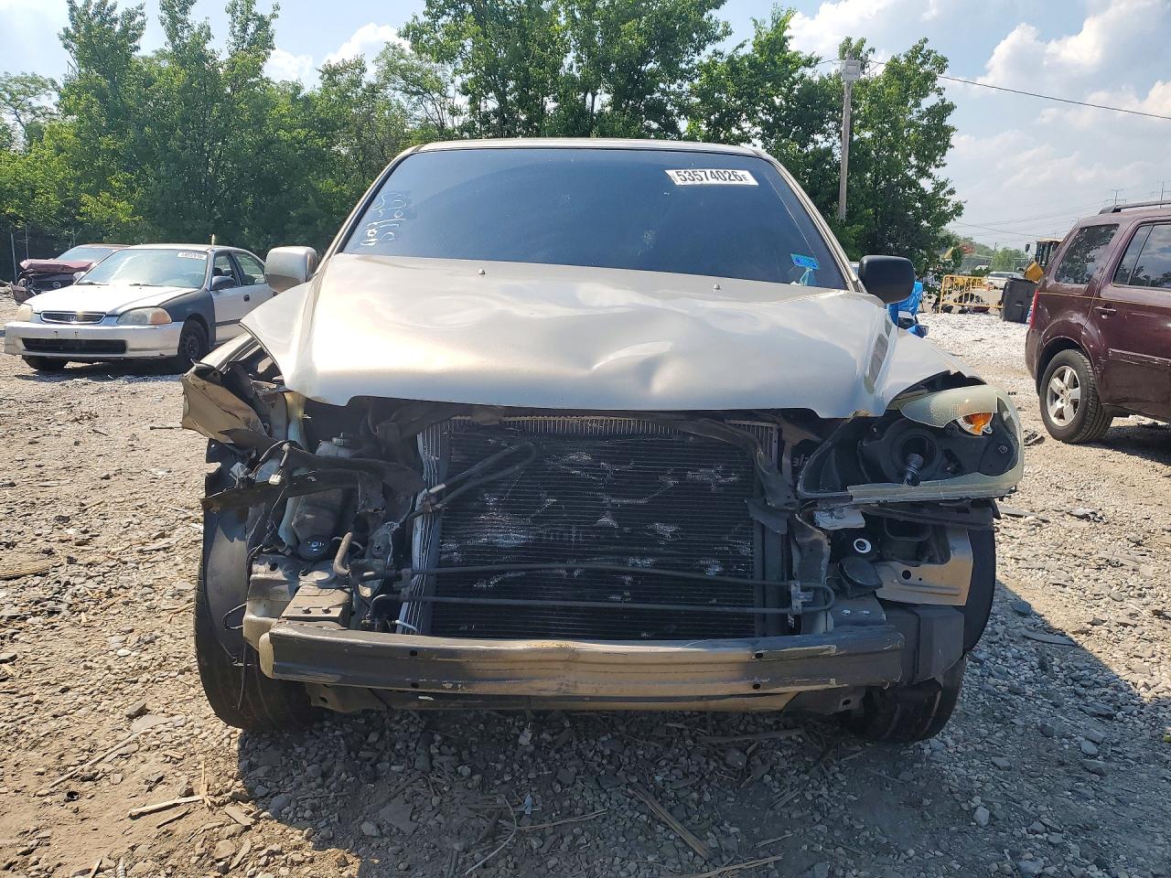 2005 Honda Pilot Ex Beige vin: 5FNYF184X5B041887