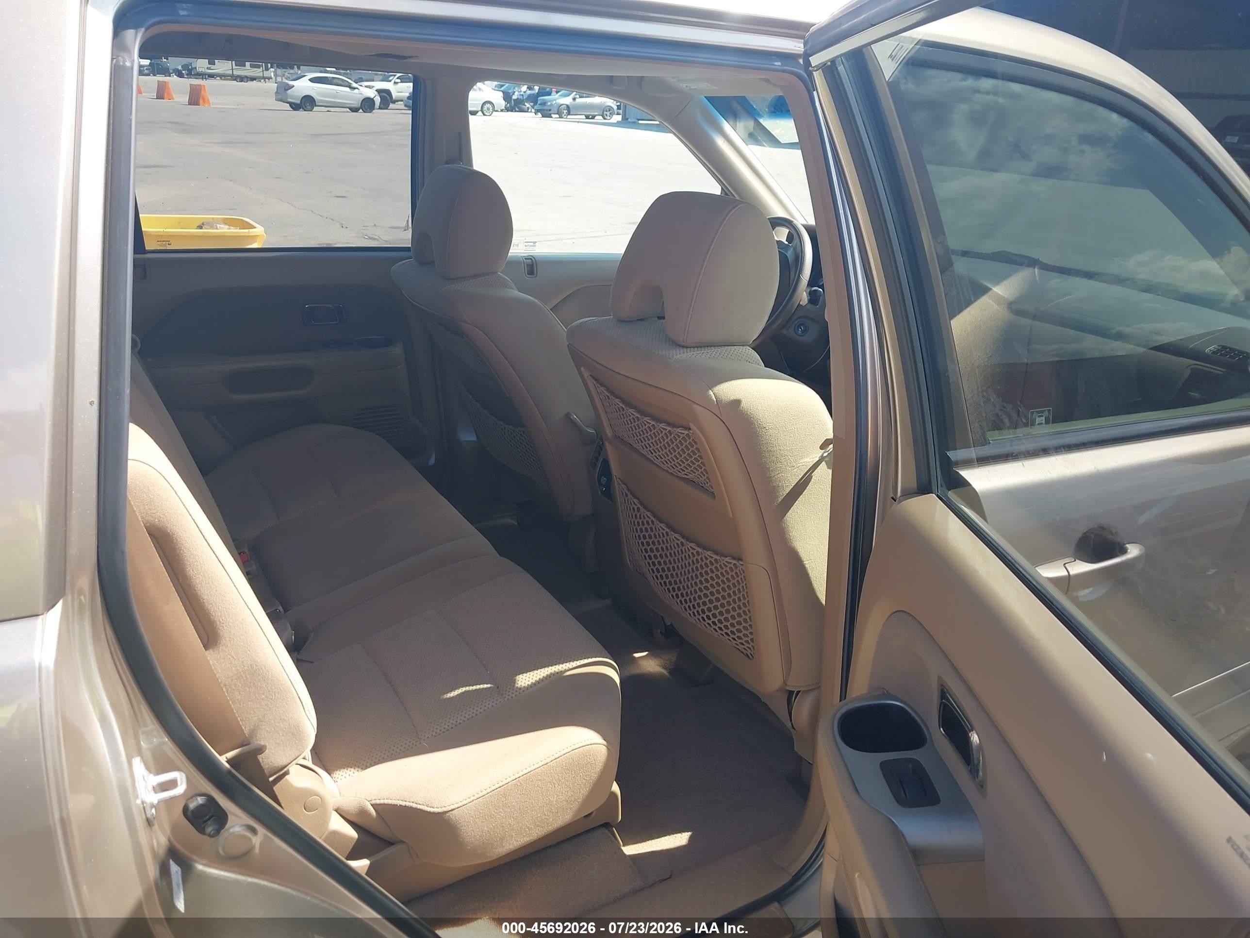 2008 Honda Pilot Ex Brown vin: 5FNYF184X8B038766