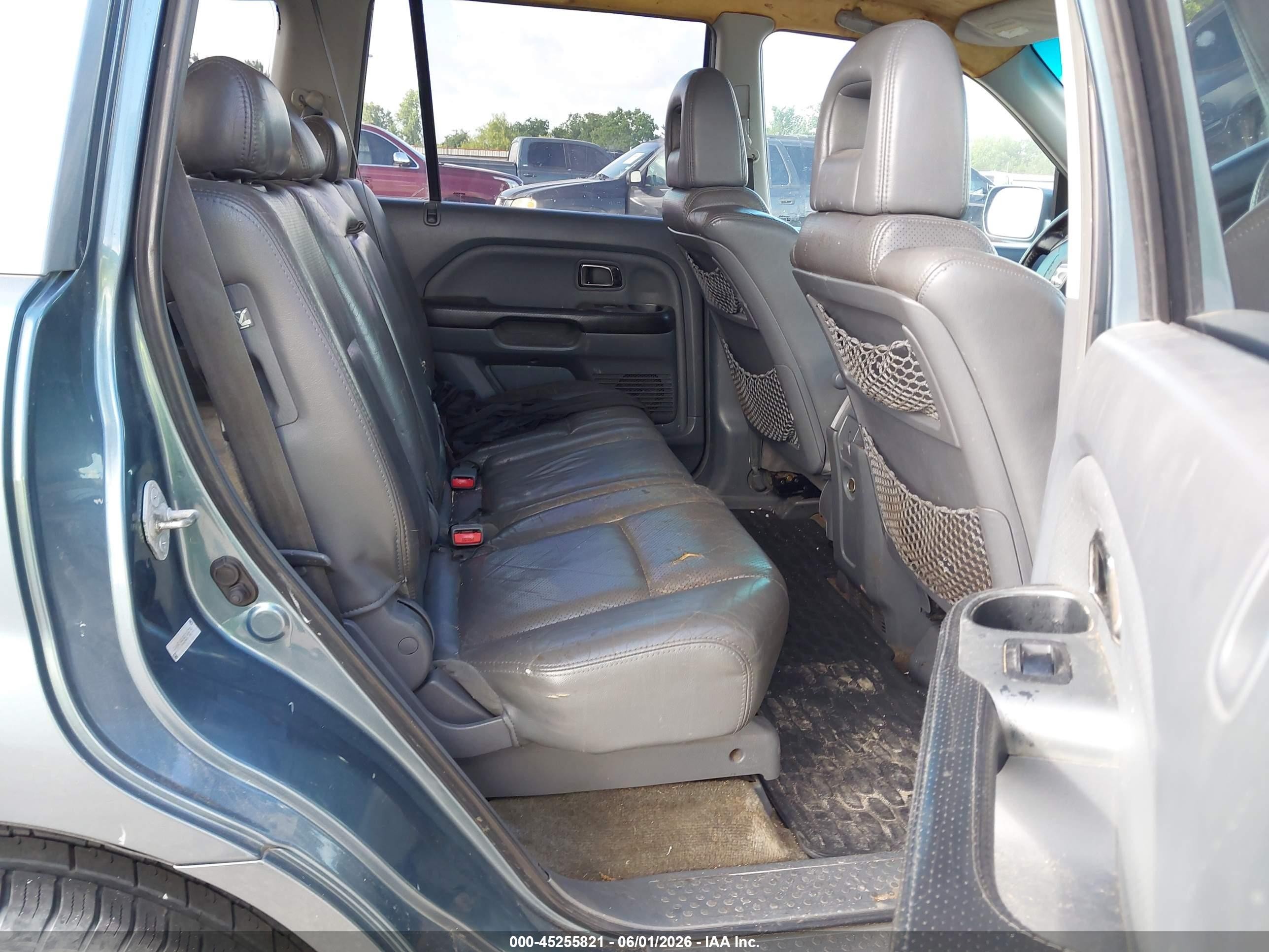 2005 Honda Pilot Ex-l Бирюзовый vin: 5FNYF18505B046878