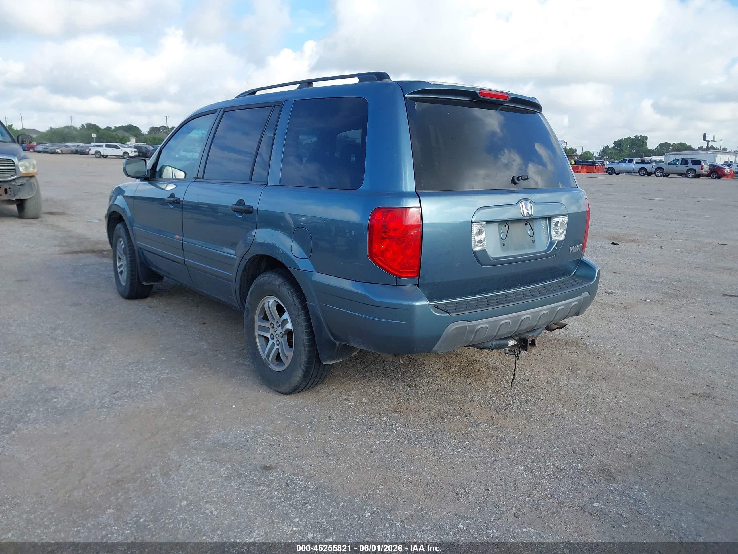 2005 Honda Pilot Ex-l Бирюзовый vin: 5FNYF18505B046878