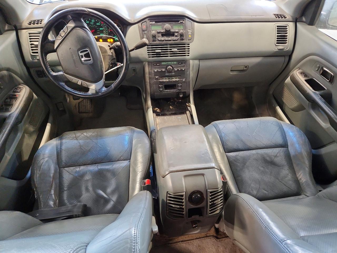 2005 Honda Pilot Exl Gray vin: 5FNYF18505B047044