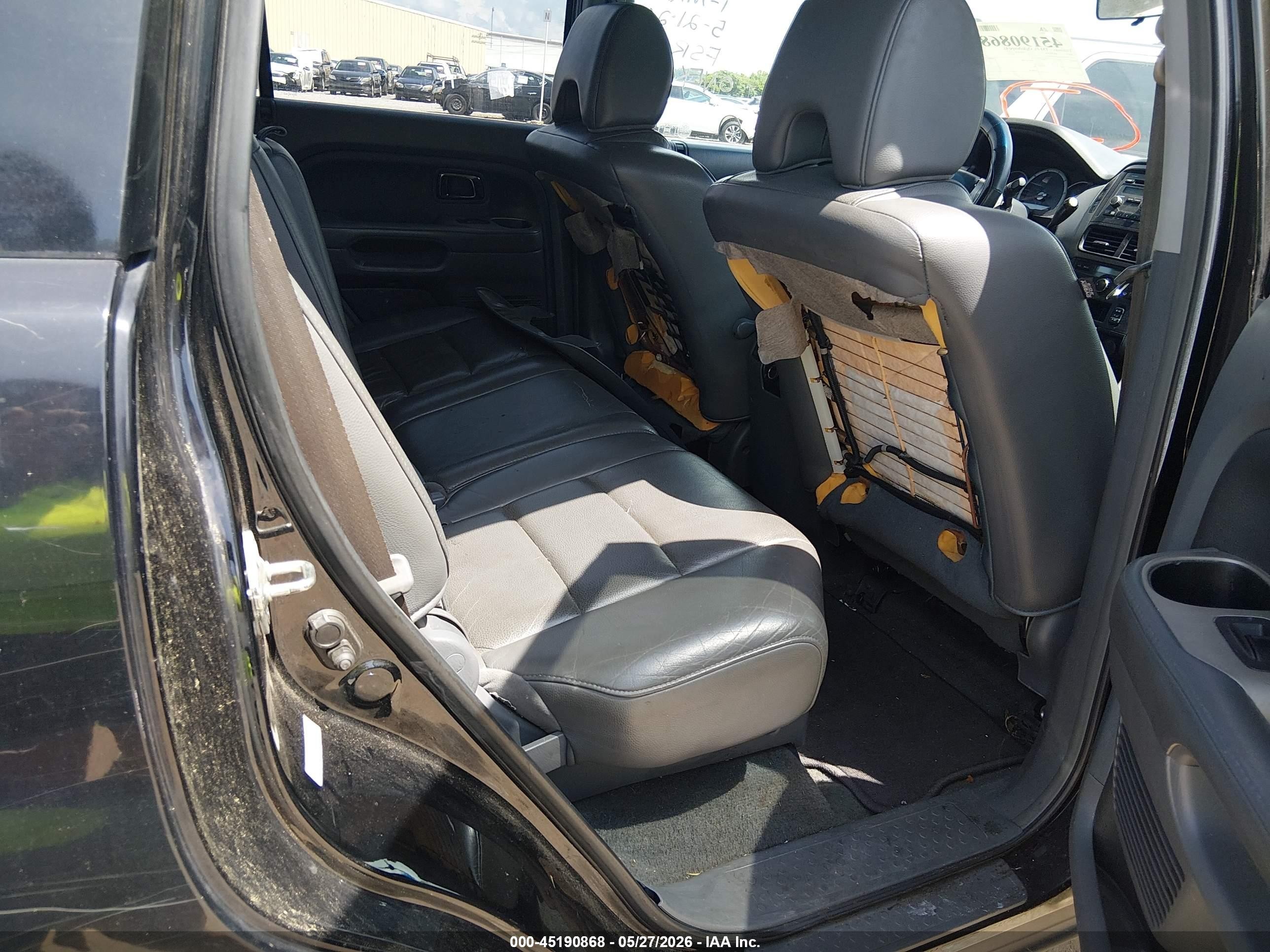 2007 Honda Pilot Ex-l Black vin: 5FNYF18507B007355