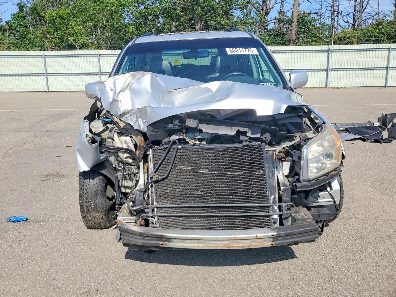 2008 Honda Pilot Exl Silver vin: 5FNYF18508B044049