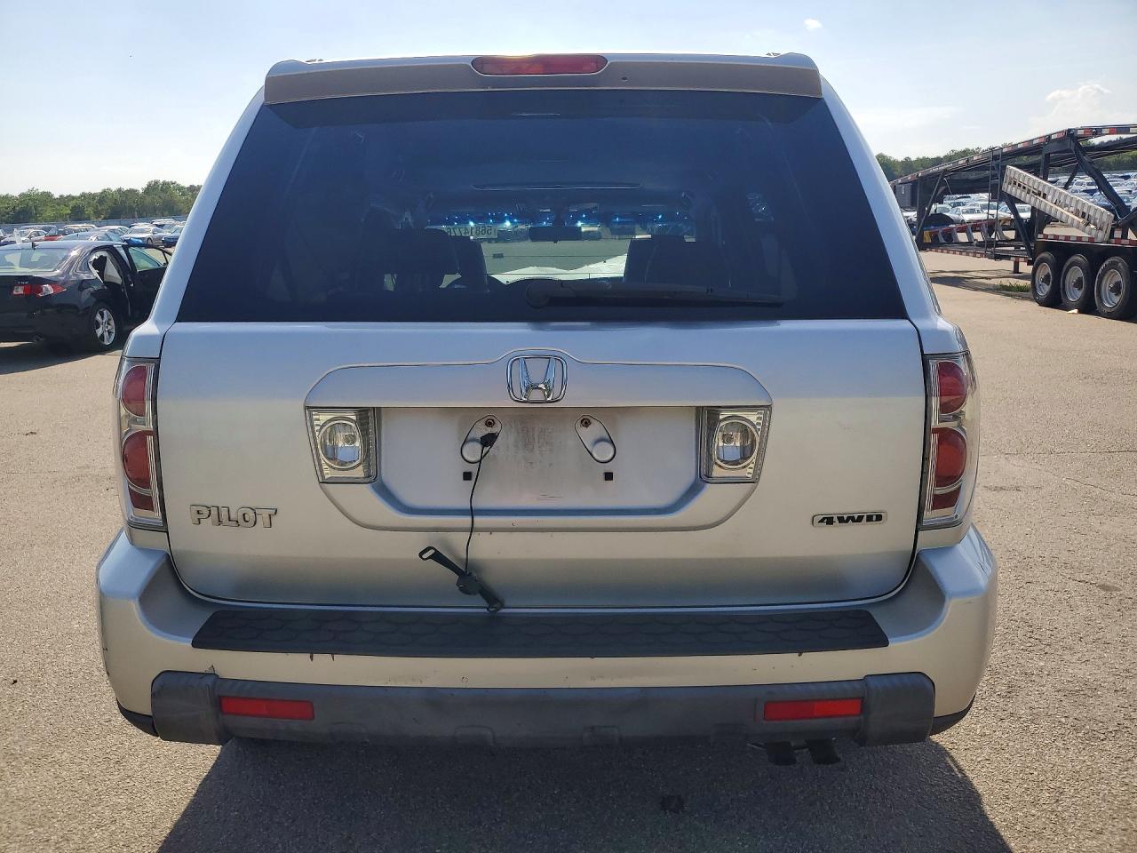 2008 Honda Pilot Exl Silver vin: 5FNYF18508B044049