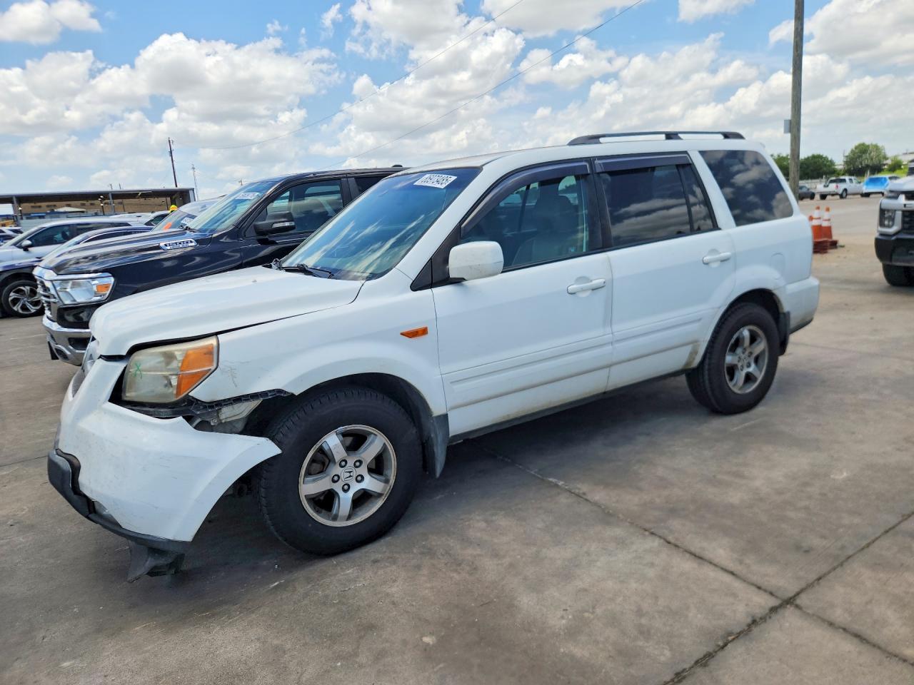 2008 Honda Pilot Exl Белый vin: 5FNYF18508B044164