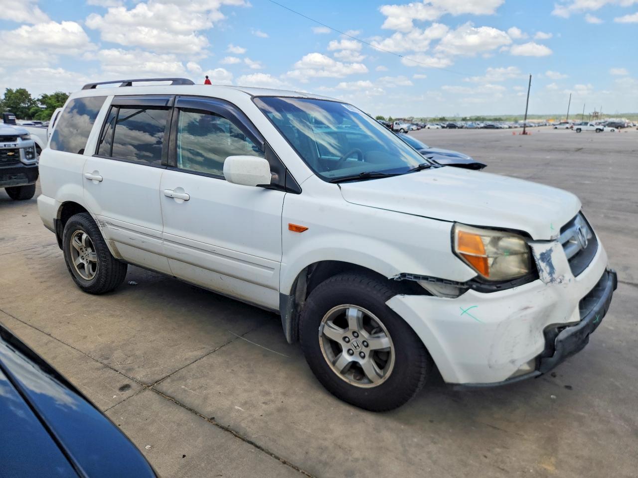 2008 Honda Pilot Exl Белый vin: 5FNYF18508B044164