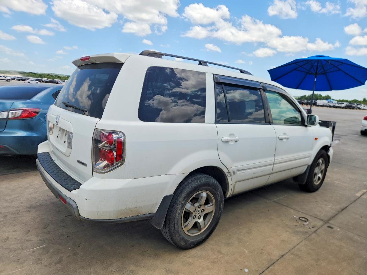 2008 Honda Pilot Exl Белый vin: 5FNYF18508B044164
