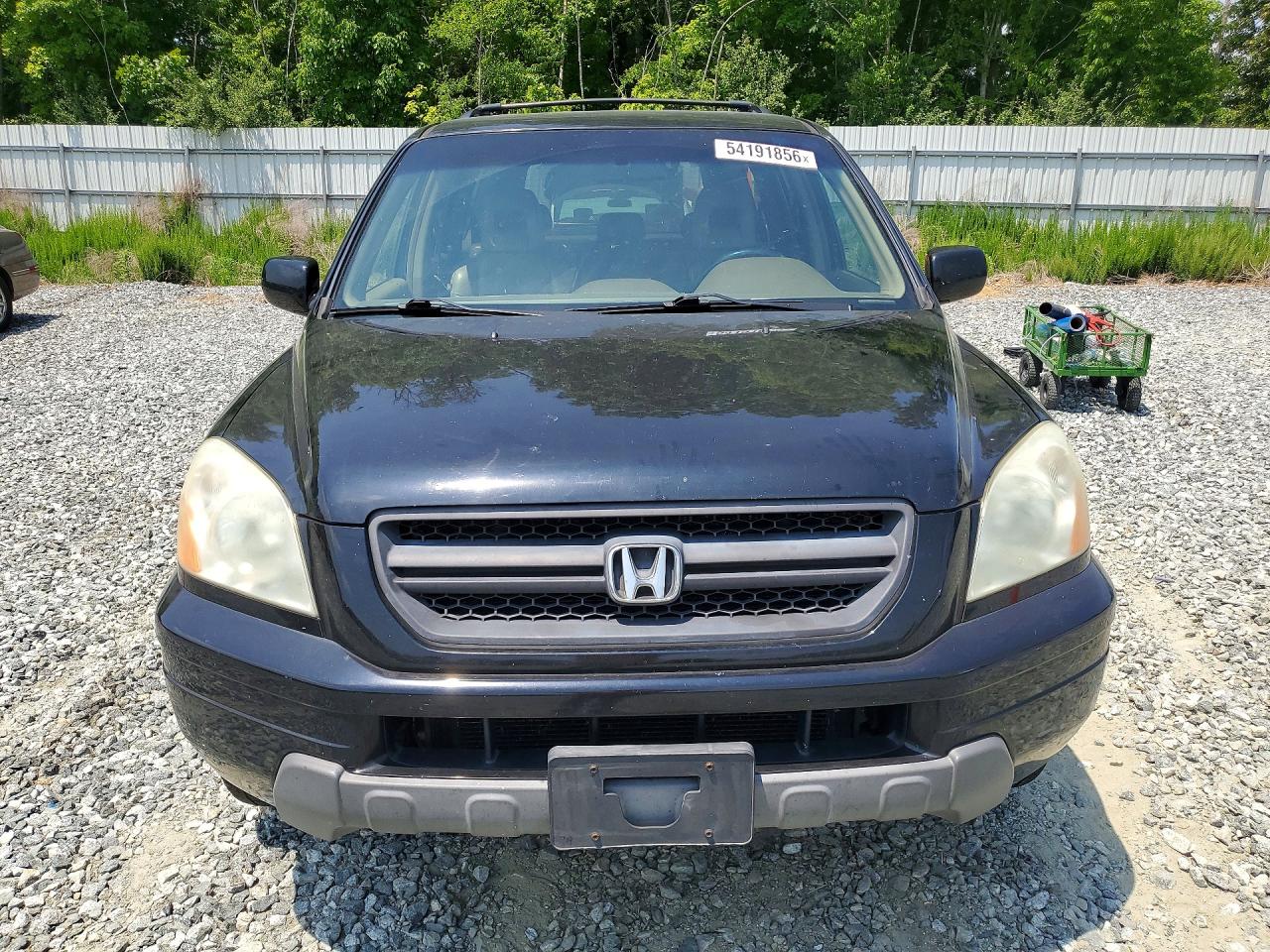 2004 Honda Pilot Exl Black vin: 5FNYF18514B002368