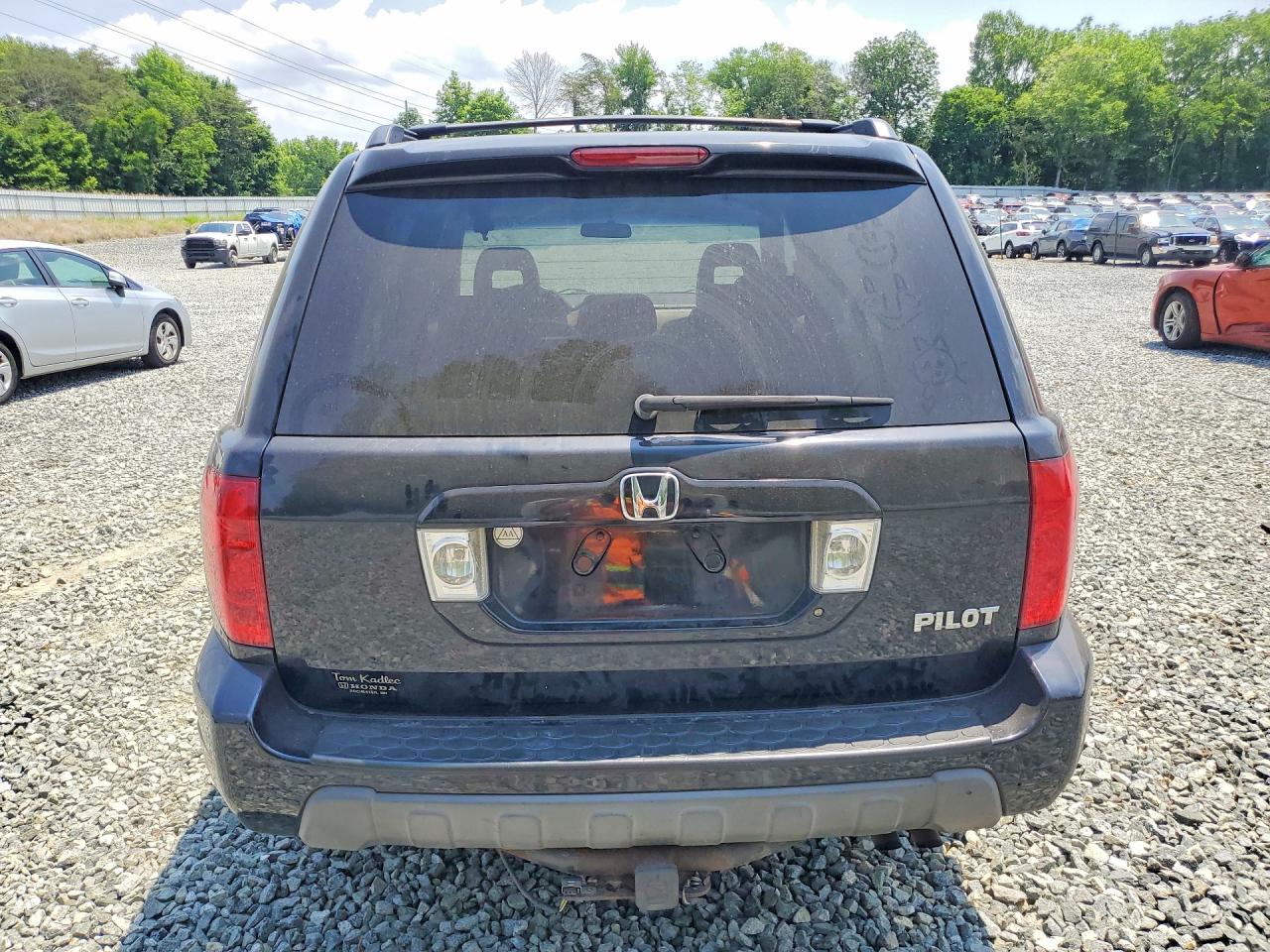 2004 Honda Pilot Exl Black vin: 5FNYF18514B002368