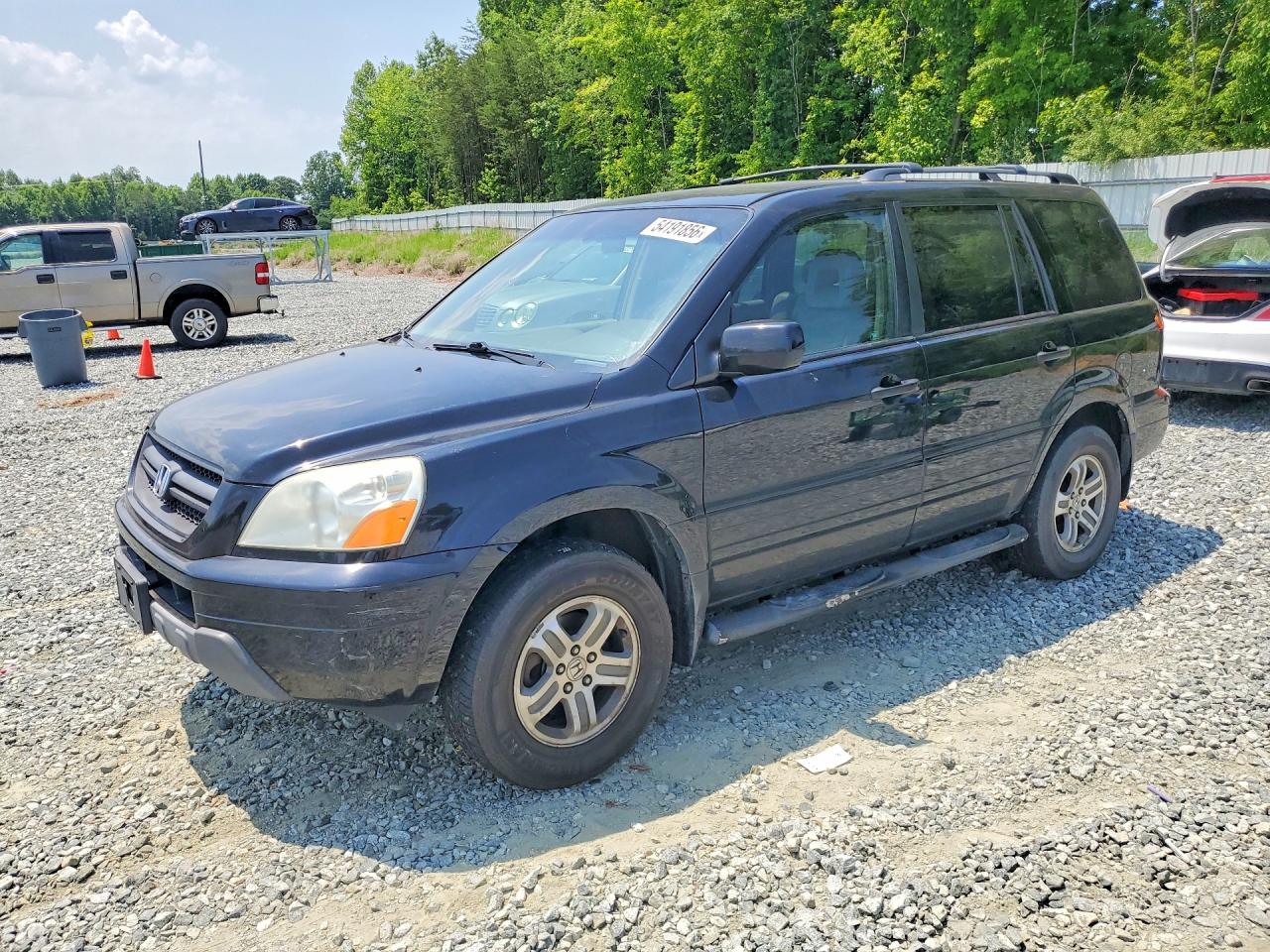 2004 Honda Pilot Exl Black vin: 5FNYF18514B002368