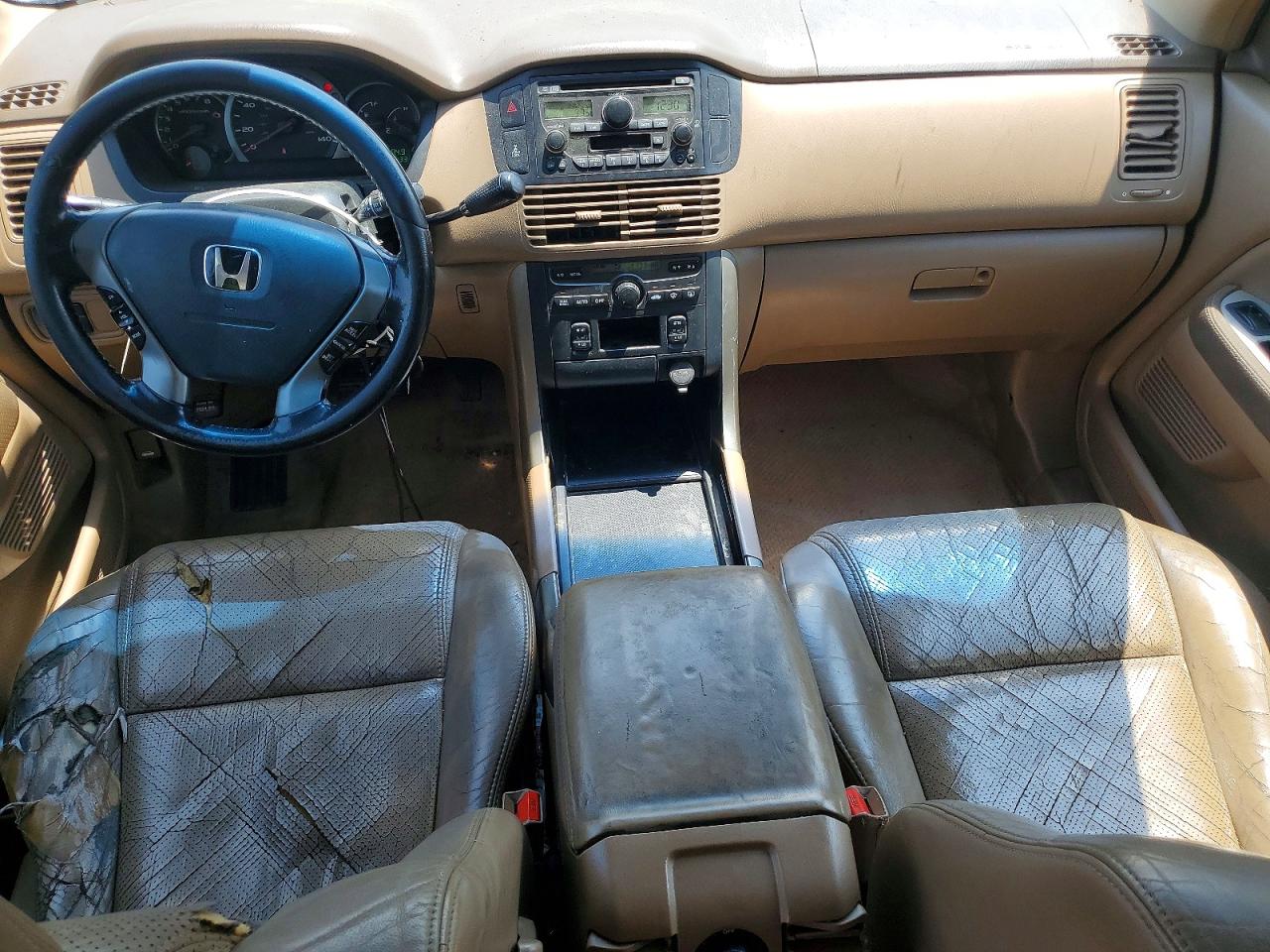 2004 Honda Pilot Exl Black vin: 5FNYF18514B002368