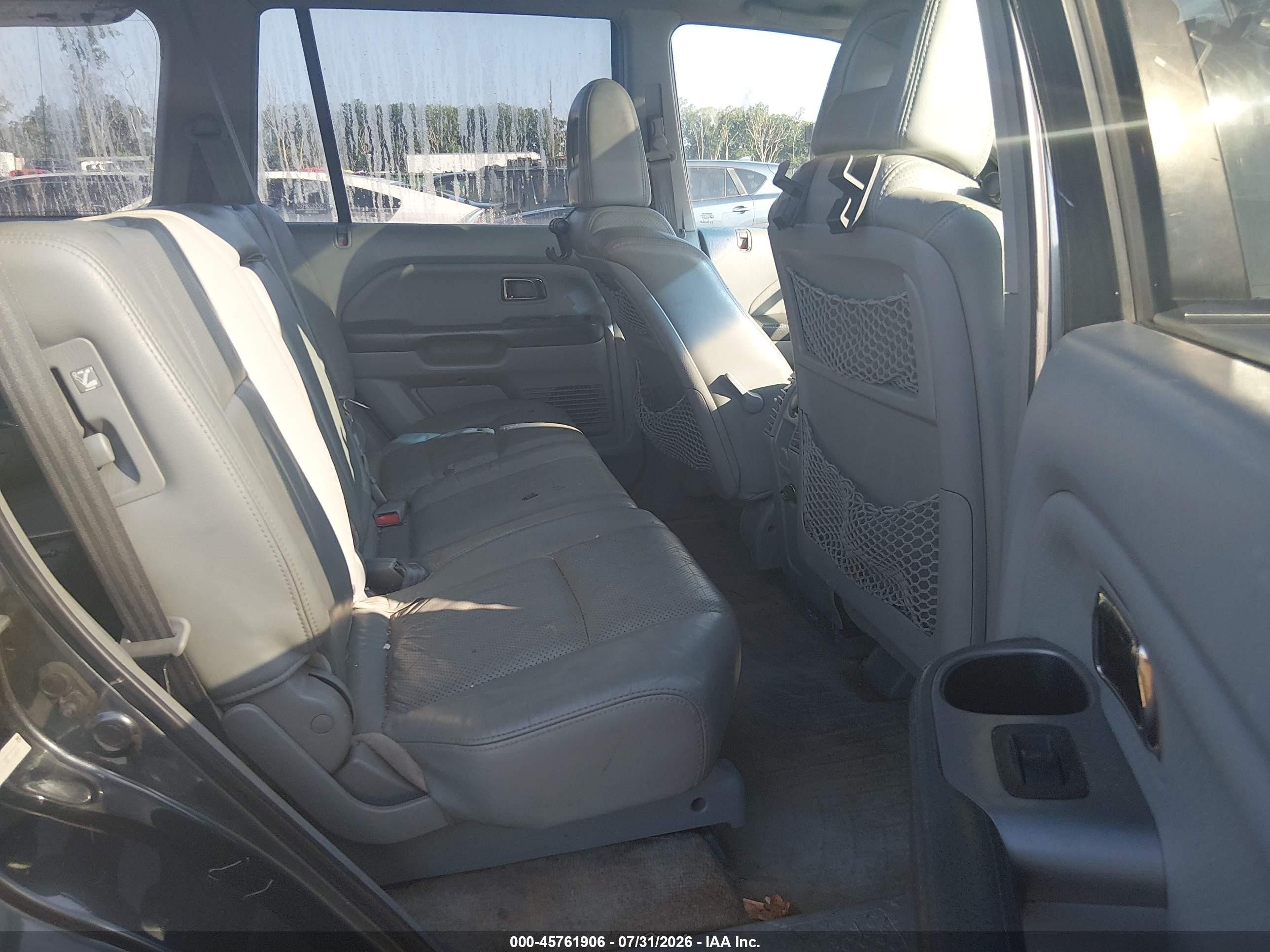 2005 Honda Pilot Ex-l Blue vin: 5FNYF18515B030284