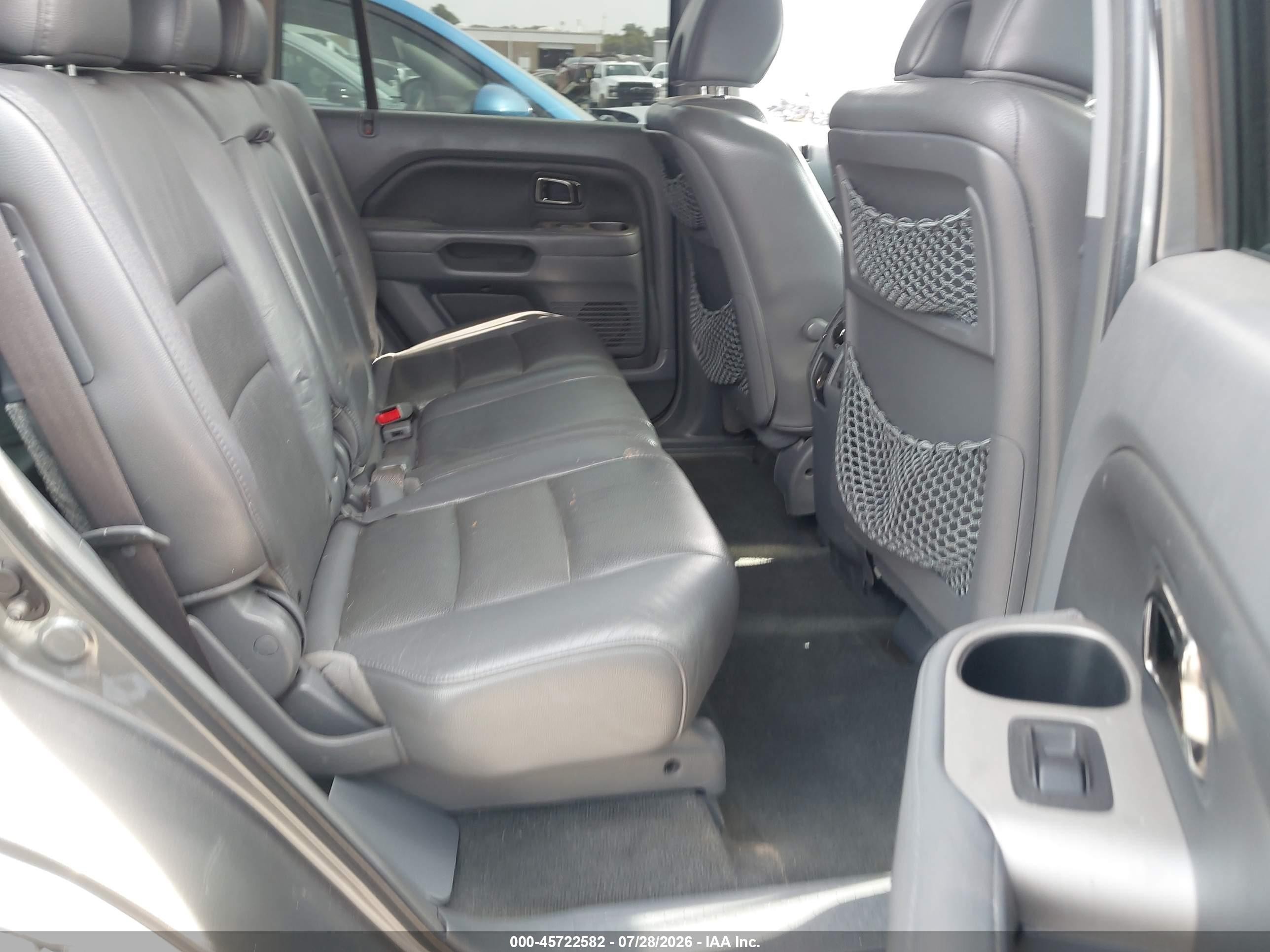 2007 Honda Pilot Ex-l Gray vin: 5FNYF18517B009759