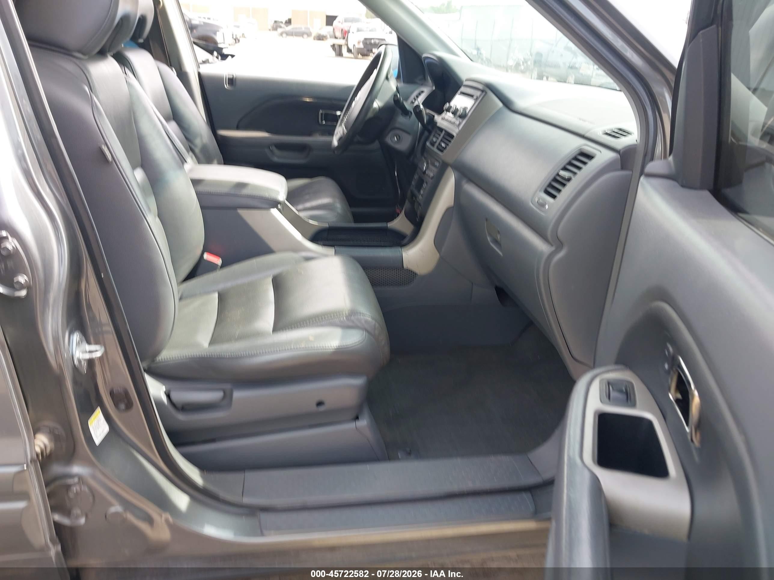 2007 Honda Pilot Ex-l Gray vin: 5FNYF18517B009759