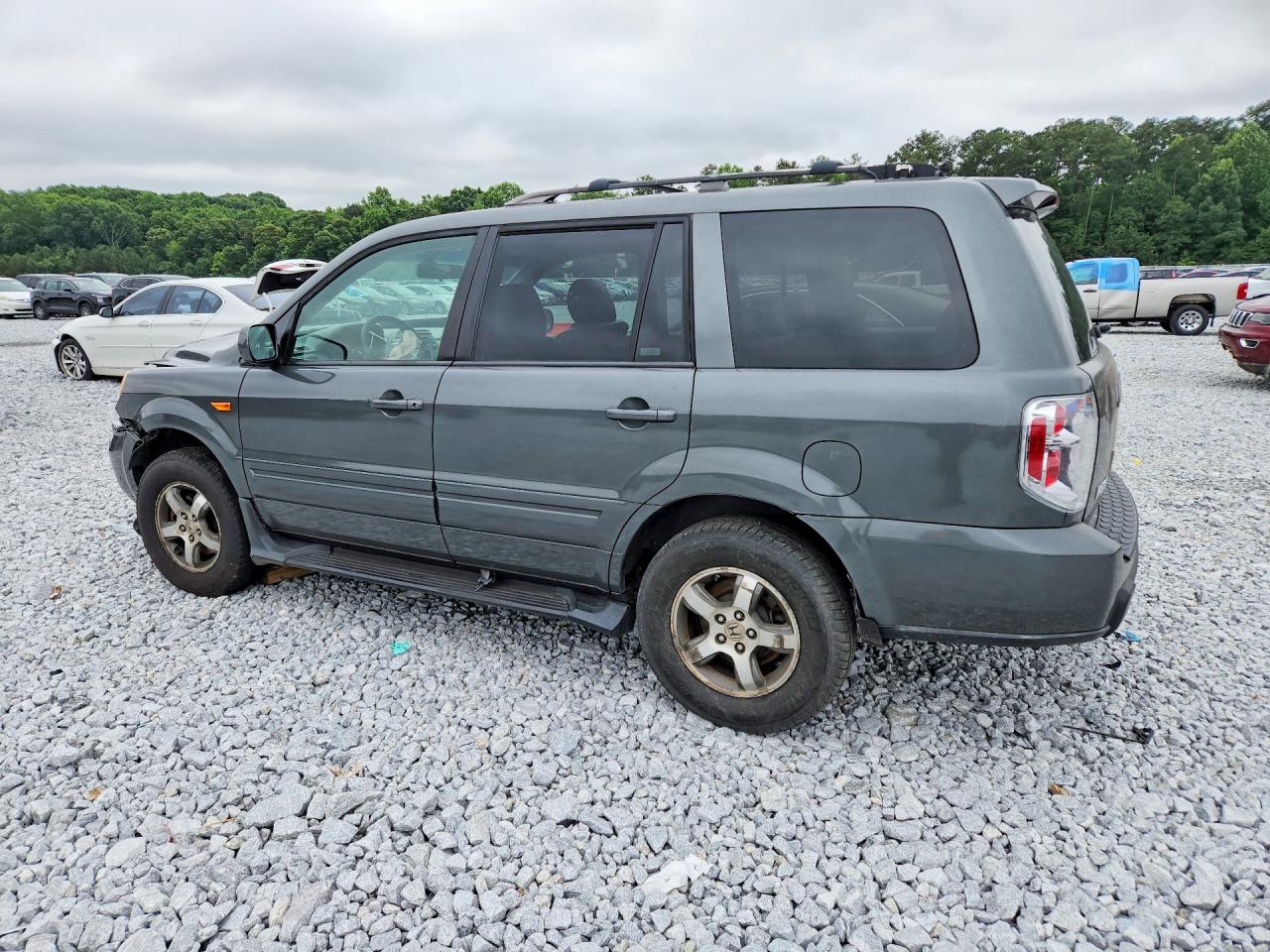 2008 Honda Pilot Exl Gray vin: 5FNYF18518B001579