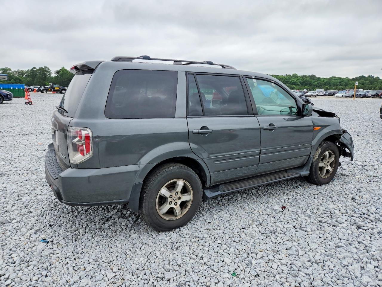 2008 Honda Pilot Exl Gray vin: 5FNYF18518B001579