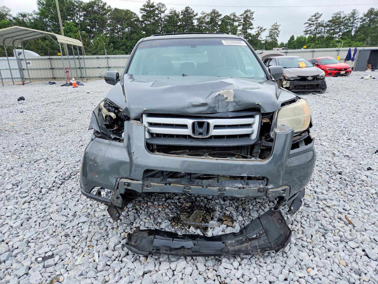 2008 Honda Pilot Exl Gray vin: 5FNYF18518B001579