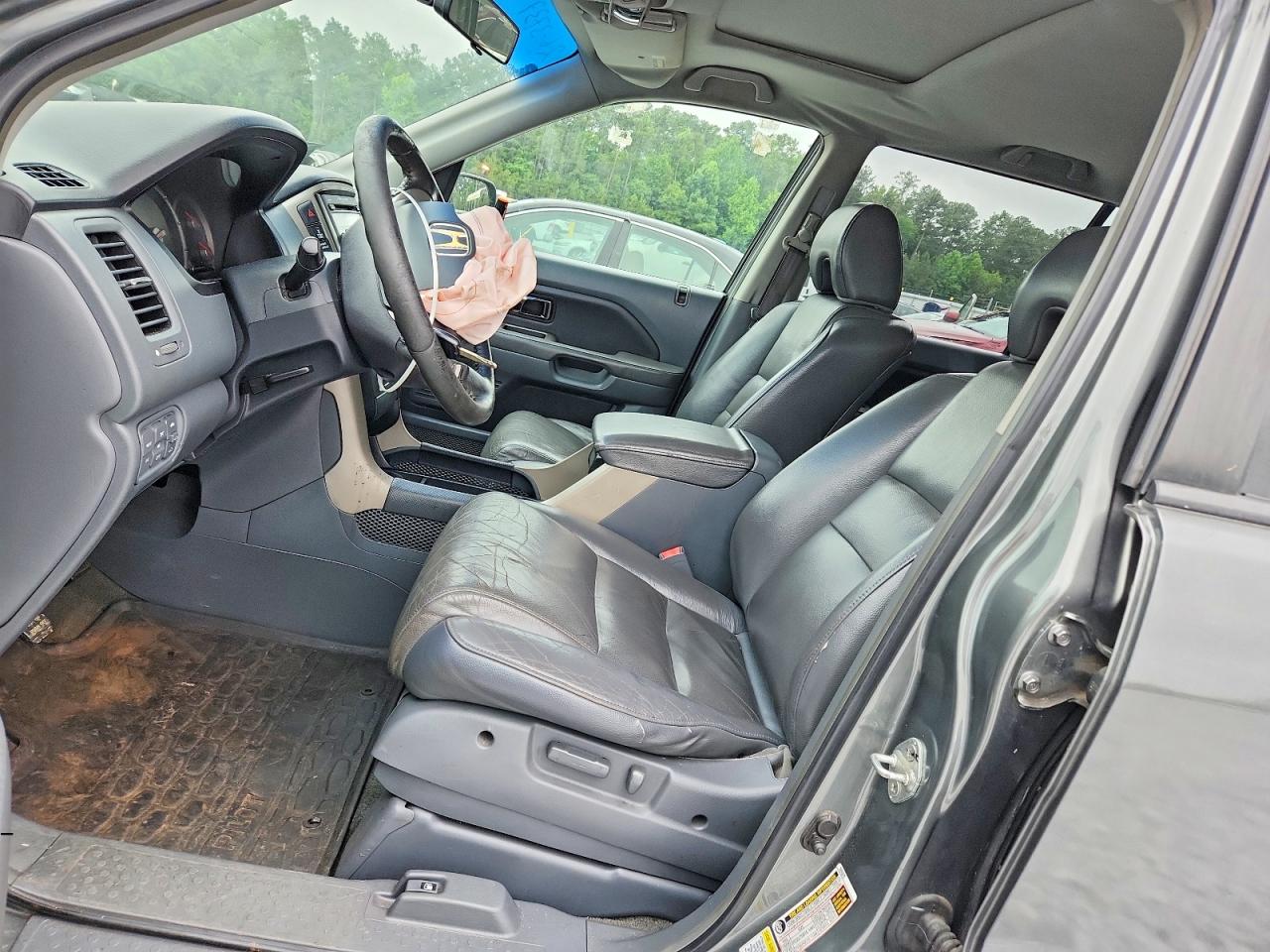 2008 Honda Pilot Exl Gray vin: 5FNYF18518B001579